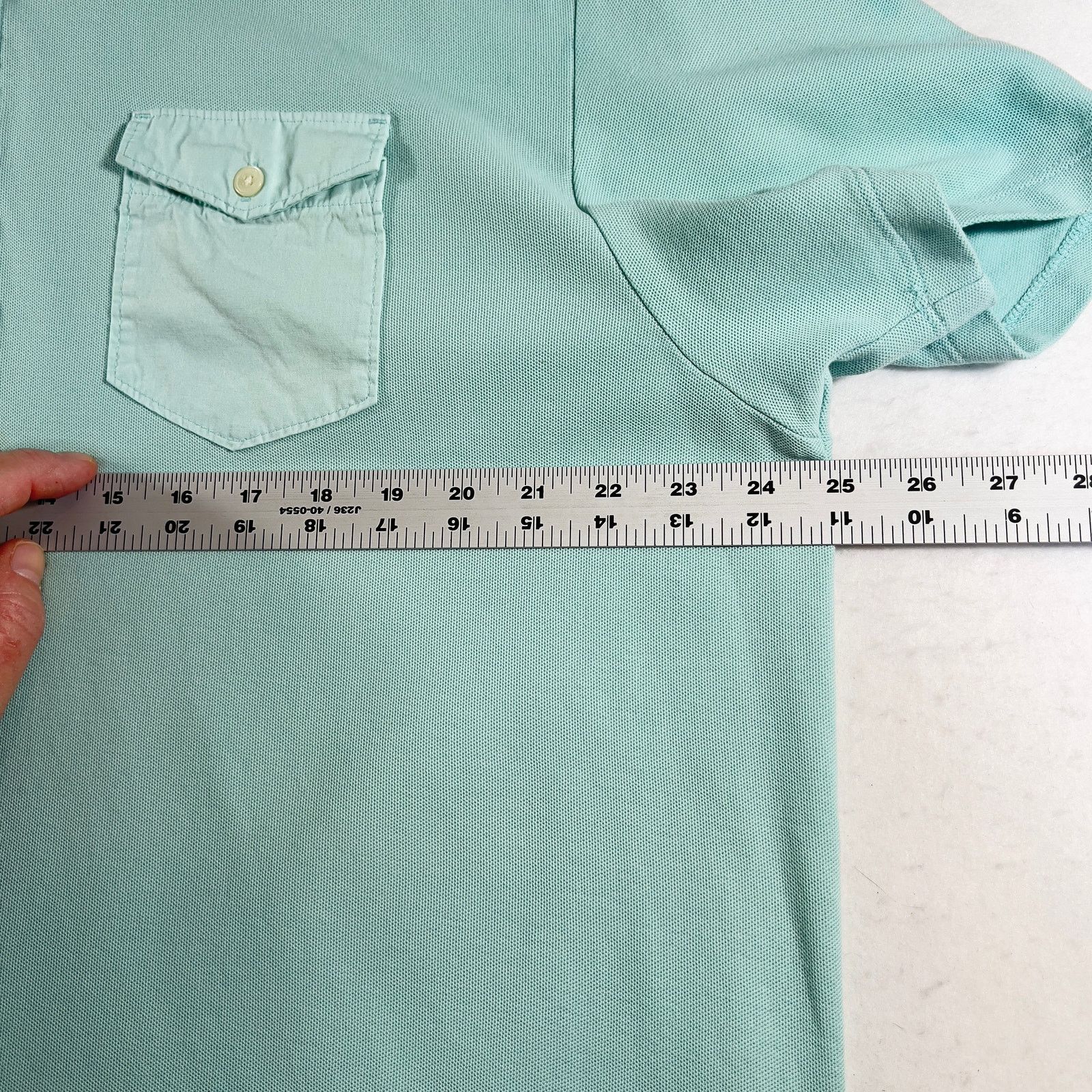 Calvin Klein Calvin Klein Polo Shirt Men XXL Cotton Mint Green Pockets Size US XXL / EU 58 / 5 - 9 Thumbnail