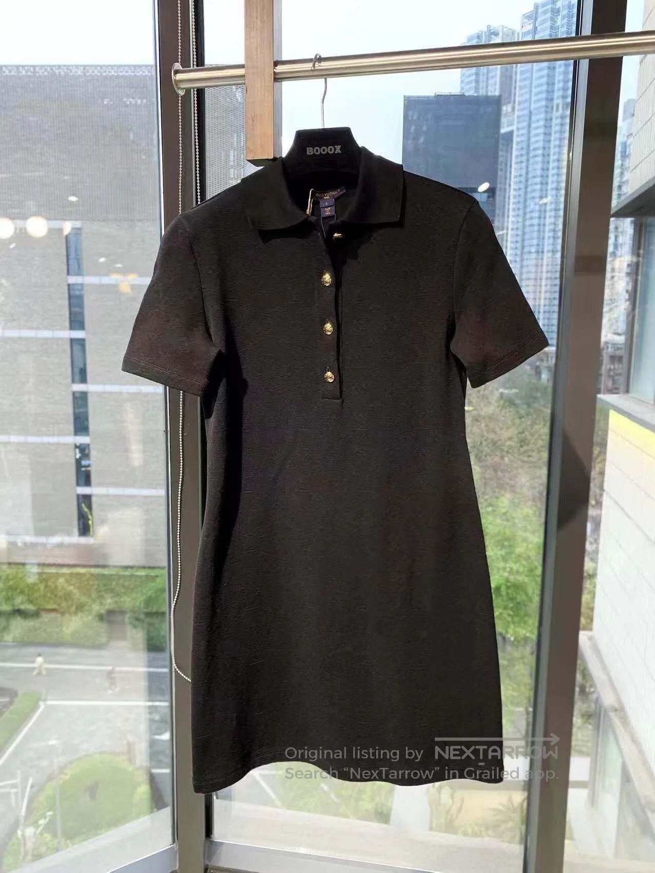 Louis Vuitton Louis Vuitton Presbydo-patterned polo neck short-sleeved d Size S / US 4 / IT 40 - 2 Thumbnail