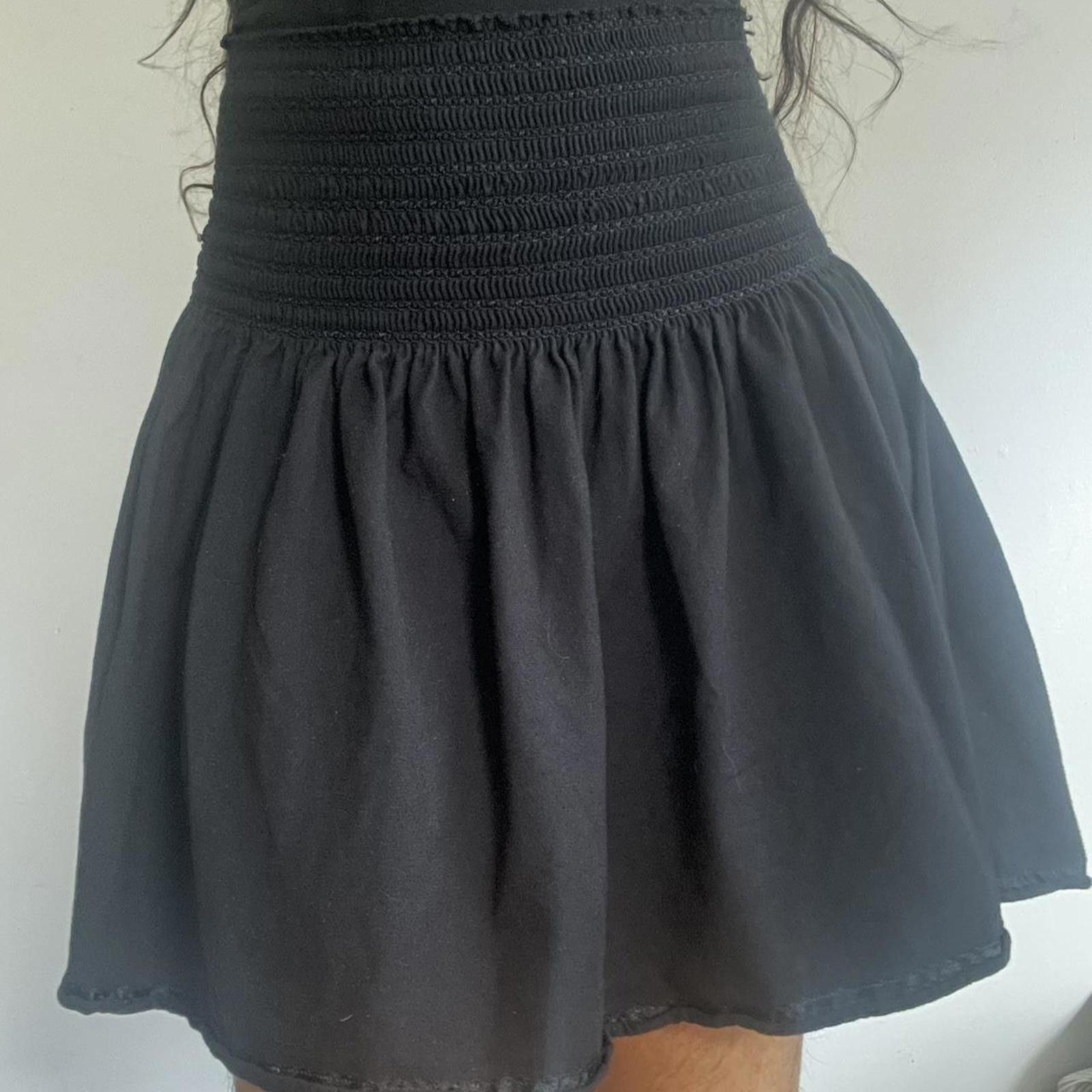 Other Black mini skirt with elastic waistband Size 32" / US 10 / IT 46 - 1 Thumbnail