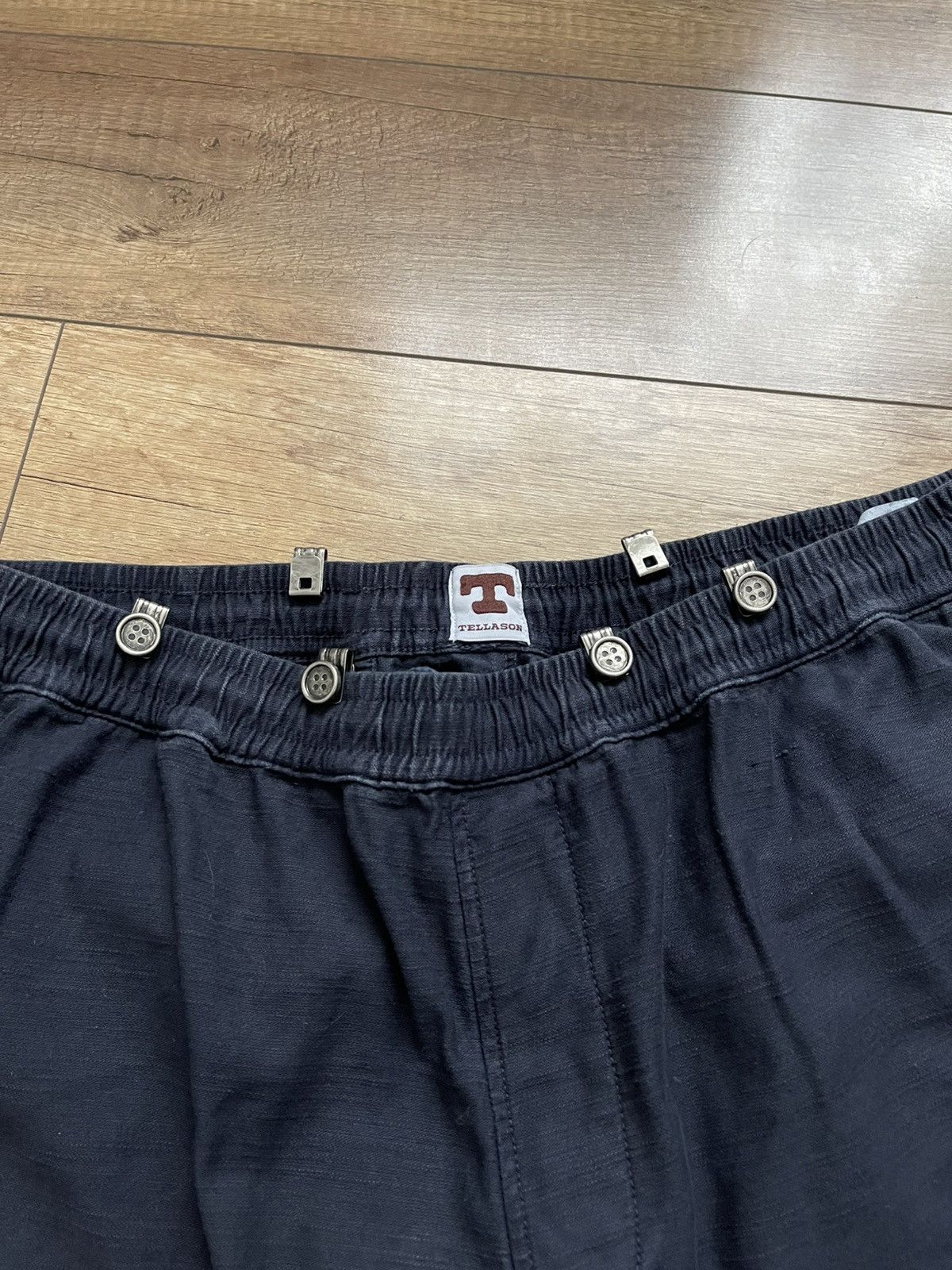 Tellason Tellason Sateen Navy Cargo Pants Size US 38 / EU 54 - 10 Thumbnail