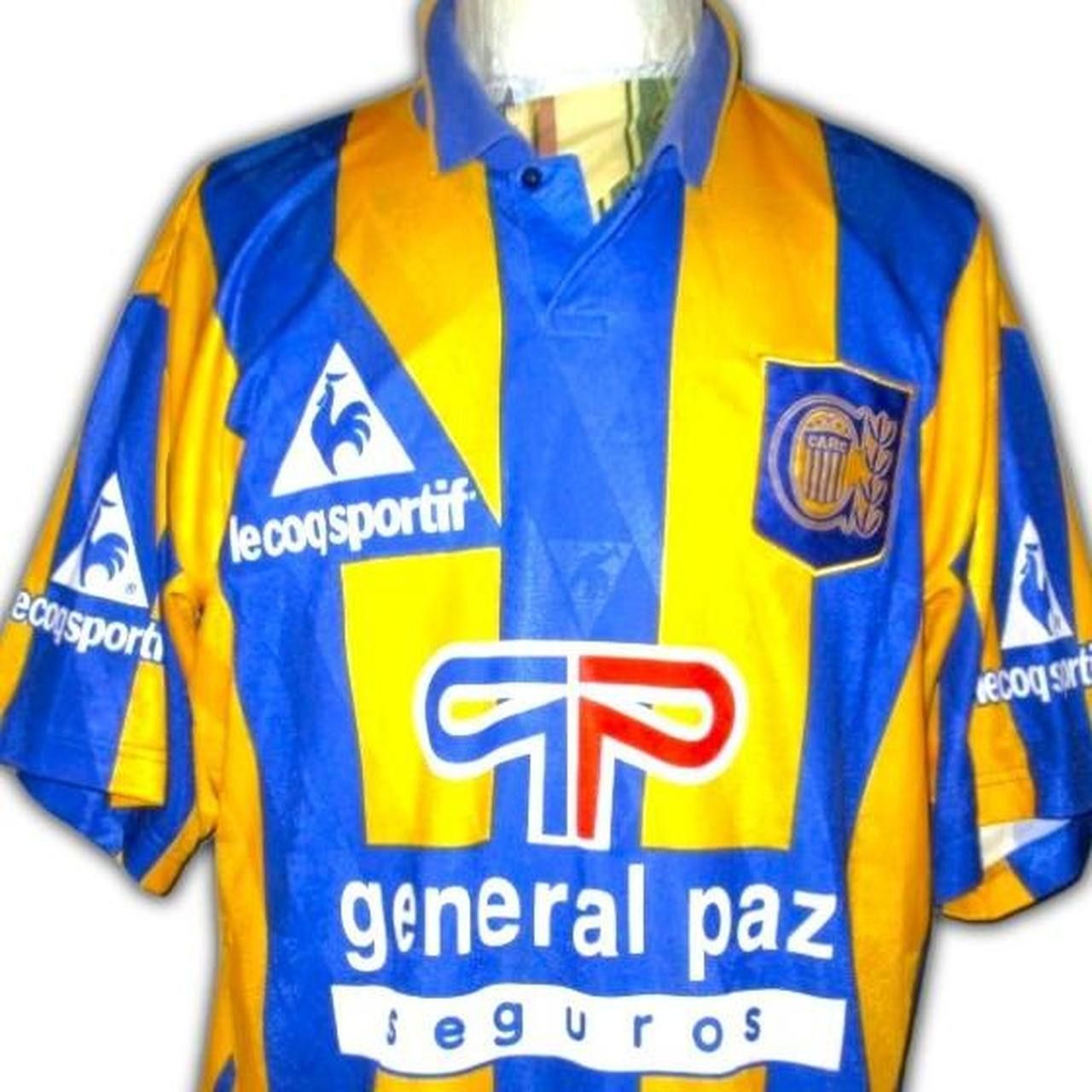 Le Coq Sportif Rosario Central Argentina 1995 1996 1997 Home Shirt Jersey Size US XL / EU 56 / 4 - 2 Thumbnail