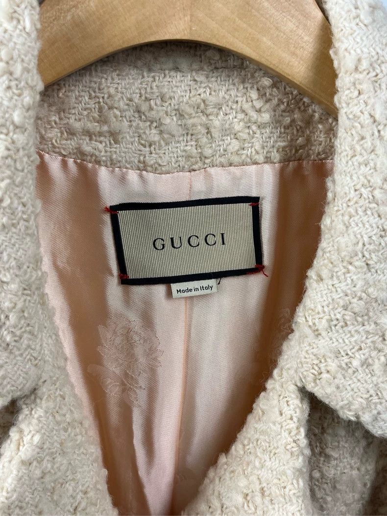 Gucci Gucci Tweed lapel single-breasted long-sleeved jacket 2504- Size XS / US 0-2 / IT 36-38 - 4 Thumbnail
