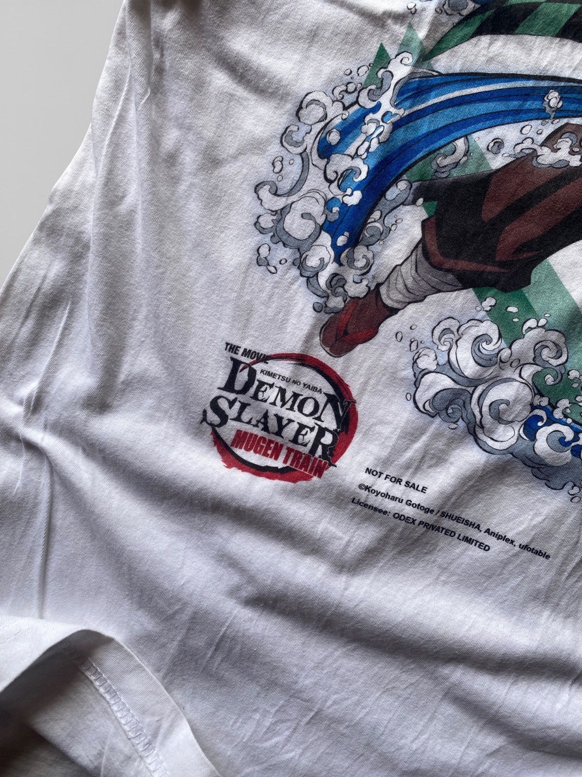 Anime Limited Demon Slayer Tanjiro Anime NFS Graphic Tee White L Size US L / EU 52-54 / 3 - 5 Thumbnail