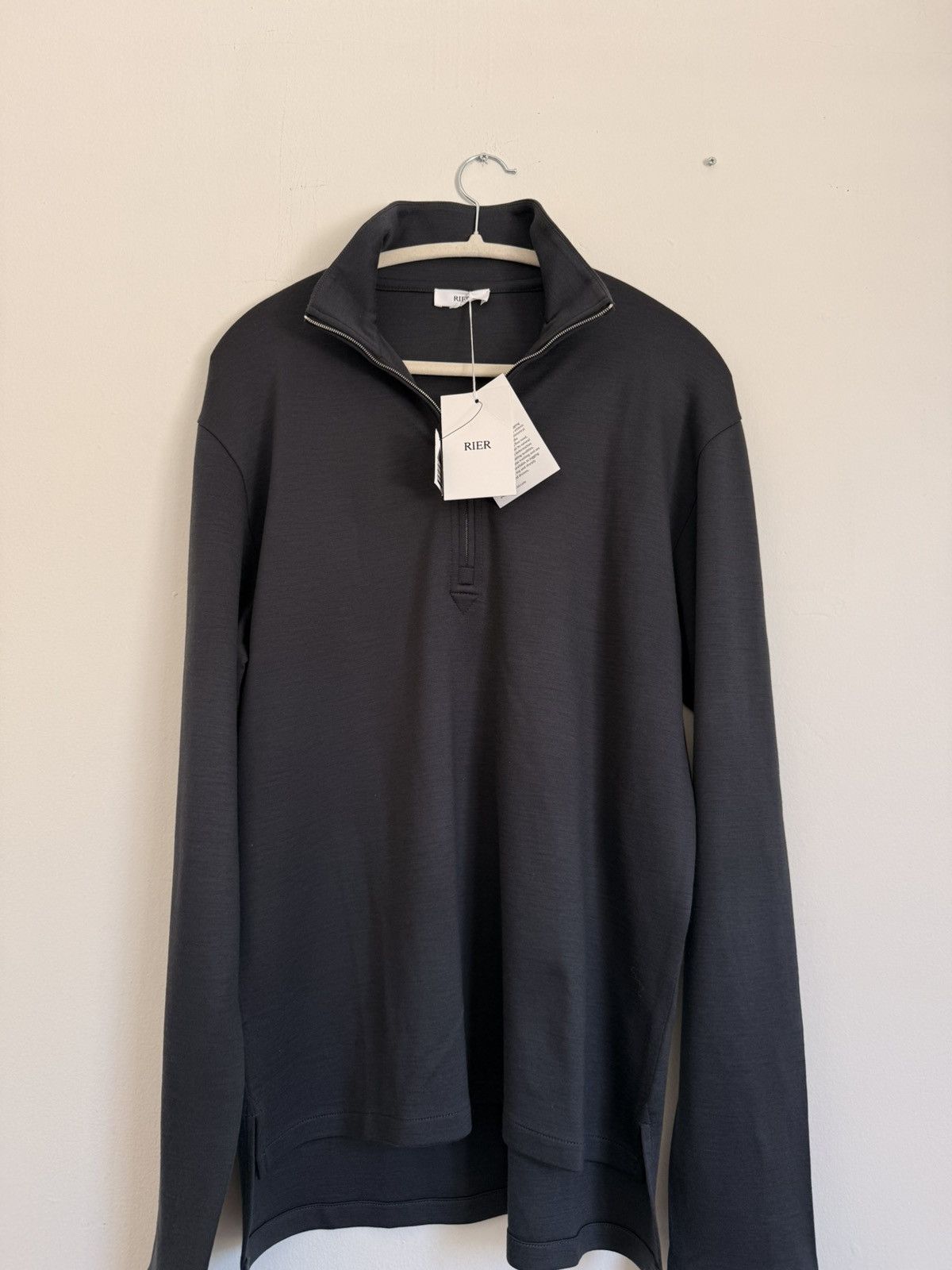 RIER Rier Polar Interlock Wool Jogging Shirt in Navy Size US S / EU 44-46 / 1 - 1 Thumbnail