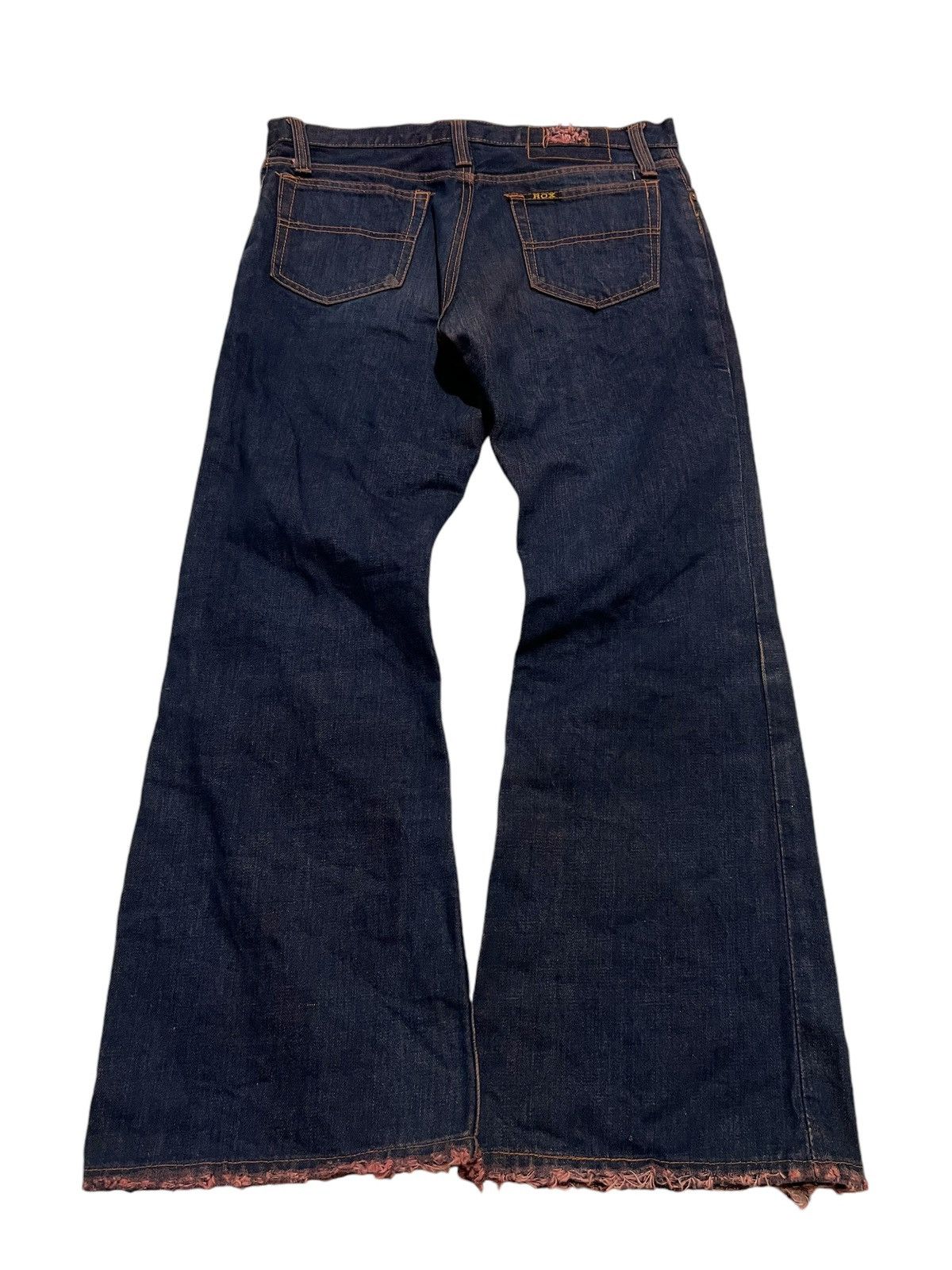 If Six Was Nine × Japanese Brand × Le Grande Bleu (L.G.B.) Vtg ROX distressed denim pants Size US 31 - 4 Thumbnail