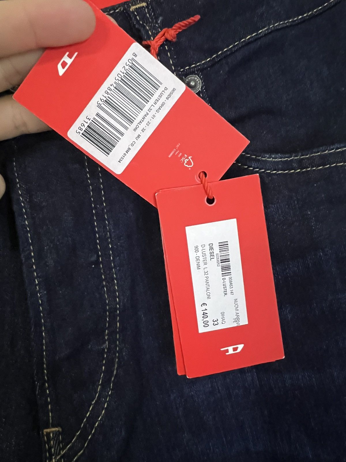 Diesel Diesel pants denim jeans L blue navy Size US 32 / EU 48 - 5 Thumbnail