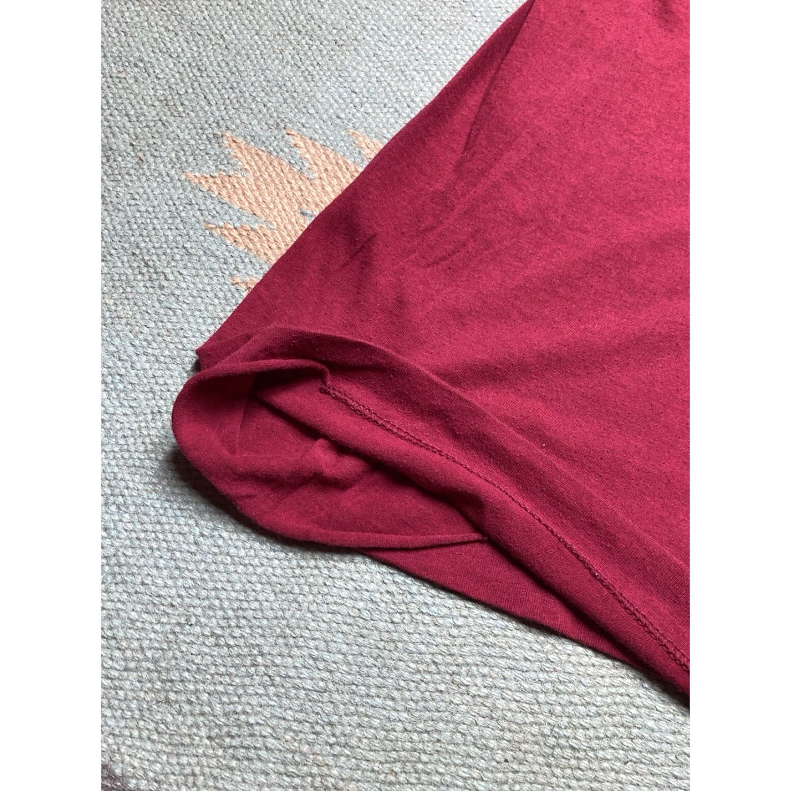 Fruit Of The Loom VINTAGE Fruit of the Loom T-Shirt Pocket 80s Red 3XL Mens Shirts Size US XXL / EU 58 / 5 - 2 Thumbnail