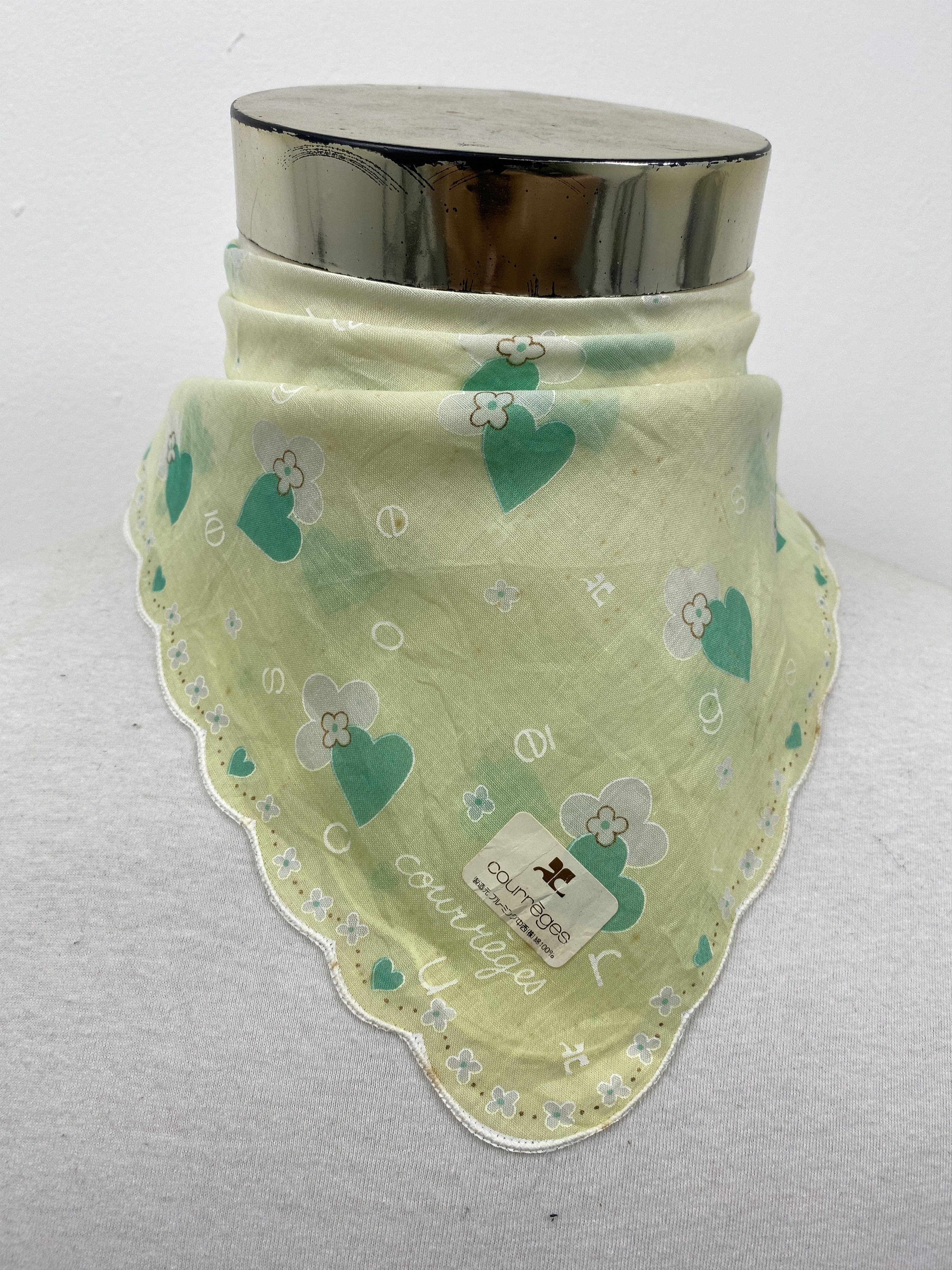 Courreges Courreges Handkerchief / Bandana / Neckerchief HKC0502 Size ONE SIZE - 2 Thumbnail