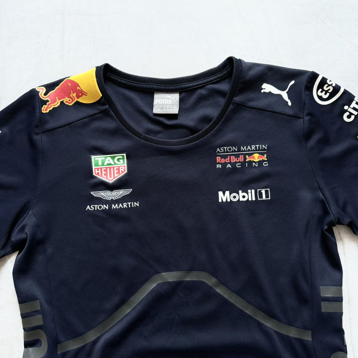 Red Bull Red Bull Puma Formula 1 Ferrari Mercedes Shirt Jersey Y2K Size US S / EU 44-46 / 1 - 2 Thumbnail