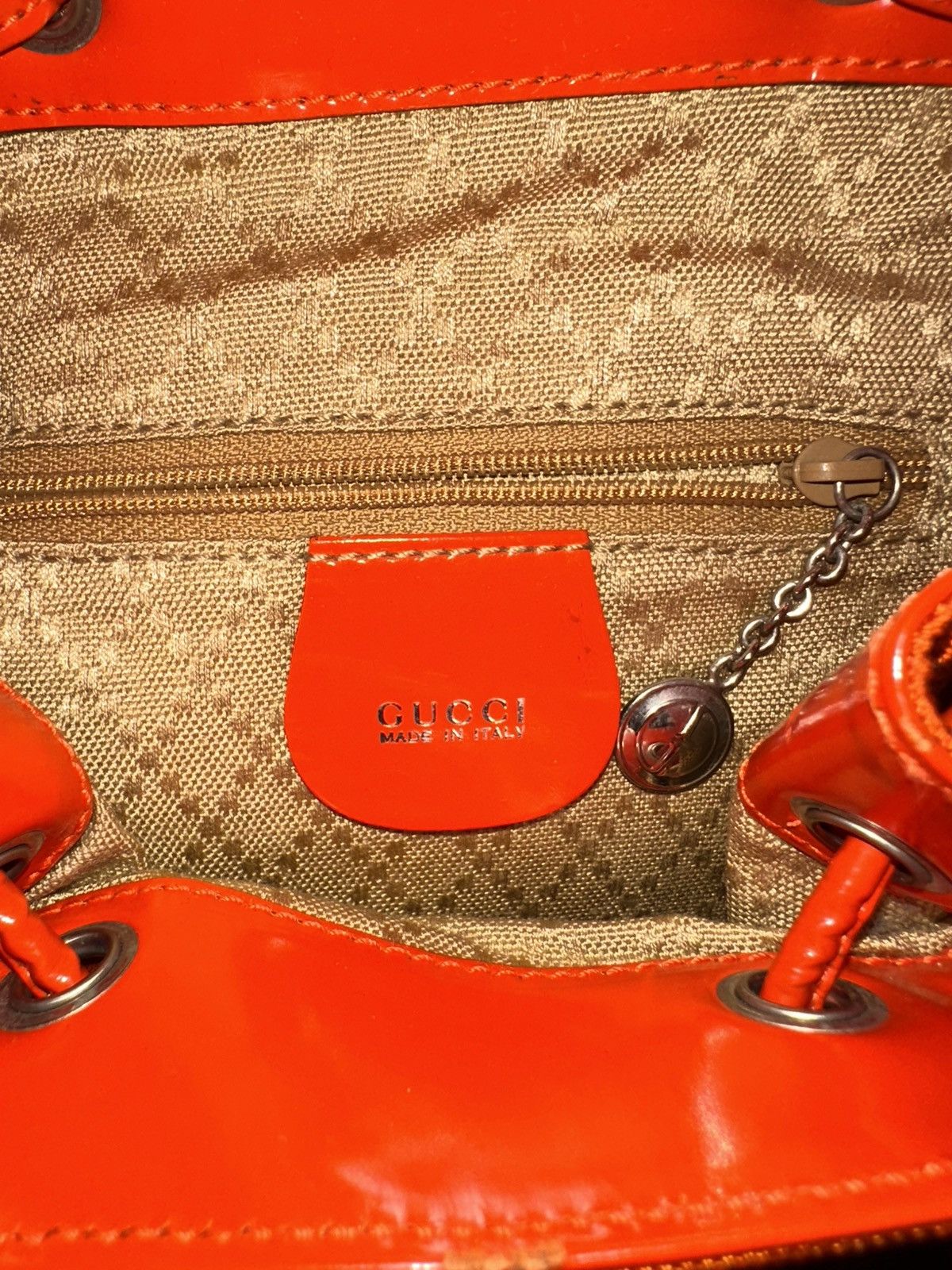 Gucci Gucci Leather Bamboo Backpack Size ONE SIZE - 12 Thumbnail