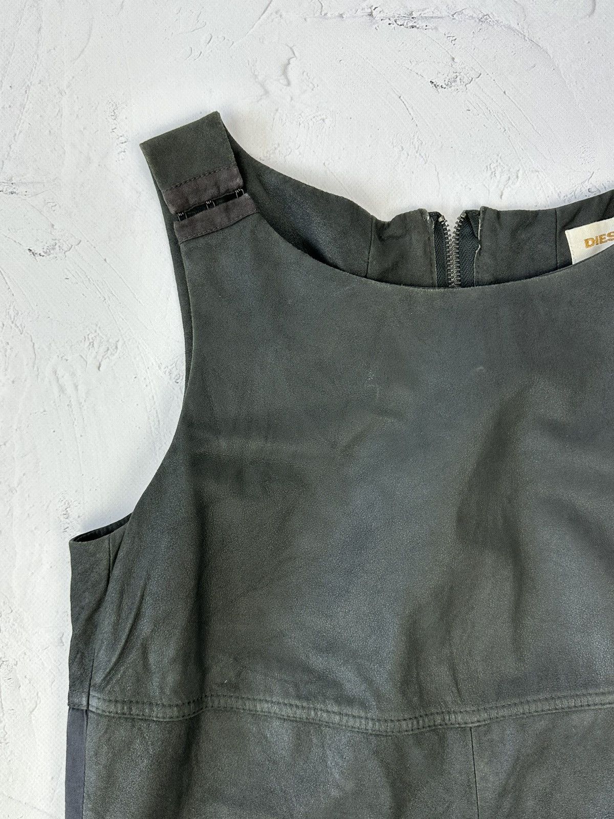 Diesel Y2K Vintage Diesel Leather Dress Size S / US 4 / IT 40 - 4 Thumbnail