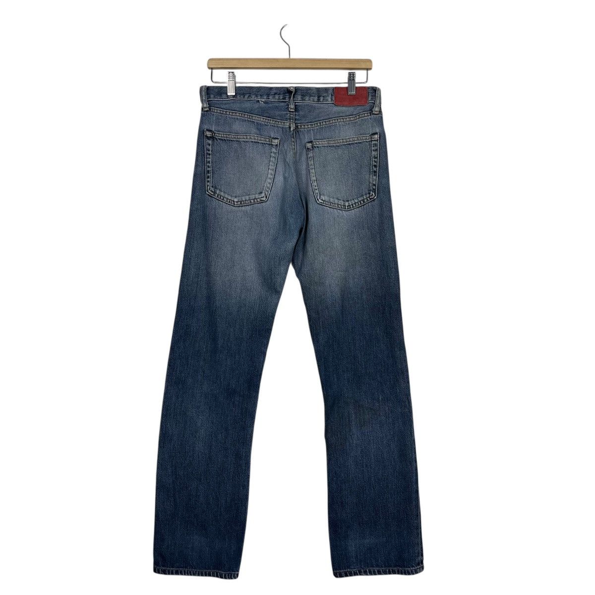 Japanese Brand Vintage Japanese Designer Redline Denim Jean Size US 31 - 7 Thumbnail