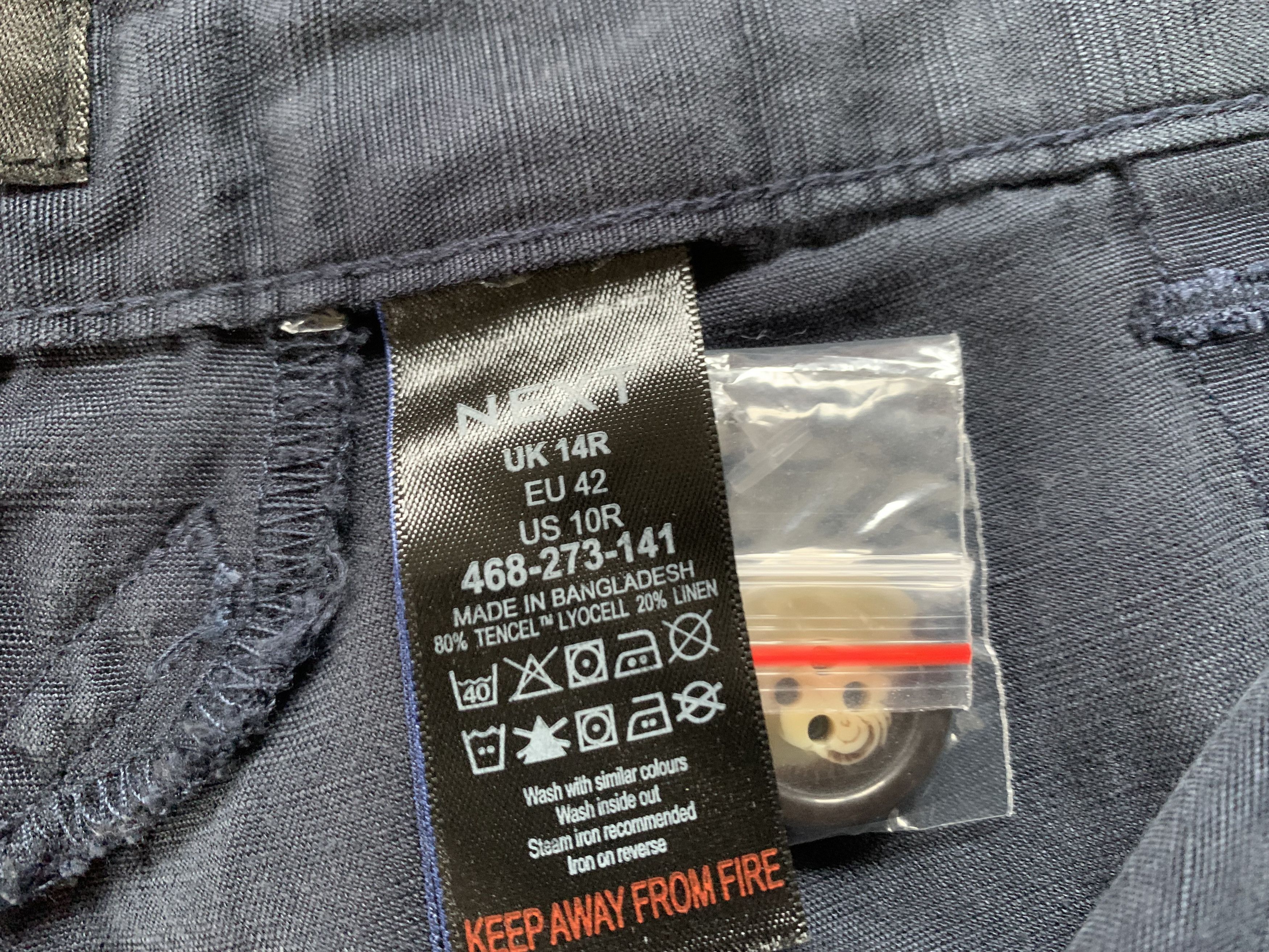 NEXT Next Womens Casual Baggy Cargo Pants Trousers Size 32" / US 10 / IT 46 - 11 Thumbnail