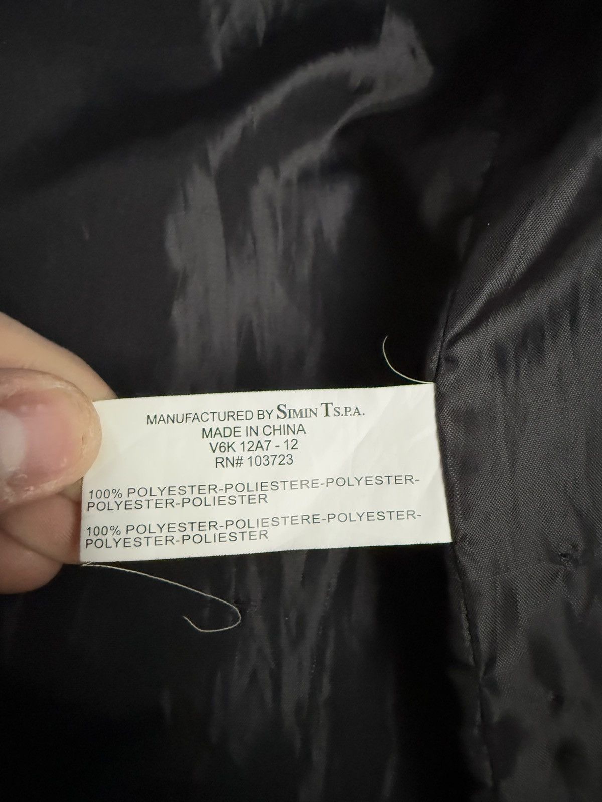 Armani × Vintage Vintage Armani rain jacket nylons coat Size US M / EU 48-50 / 2 - 6 Thumbnail