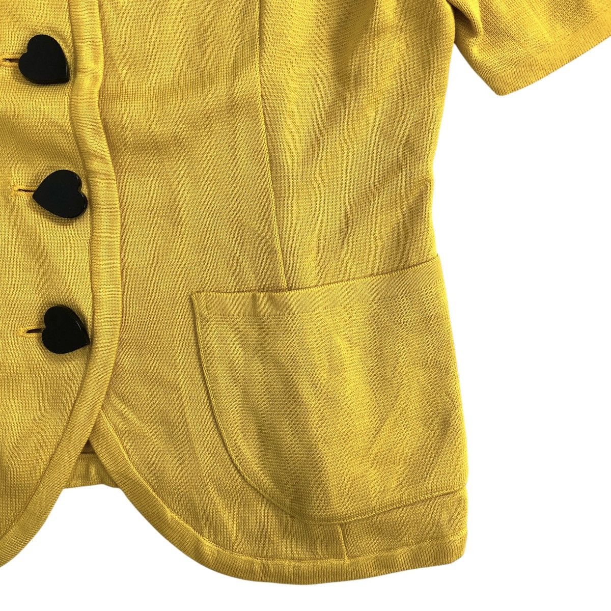 Vintage × Yves Saint Laurent VINTAGE YVES SAINT LAURENT PARIS YSL LUXURY CROP BUTTON UP Size M / US 6-8 / IT 42-44 - 5 Thumbnail