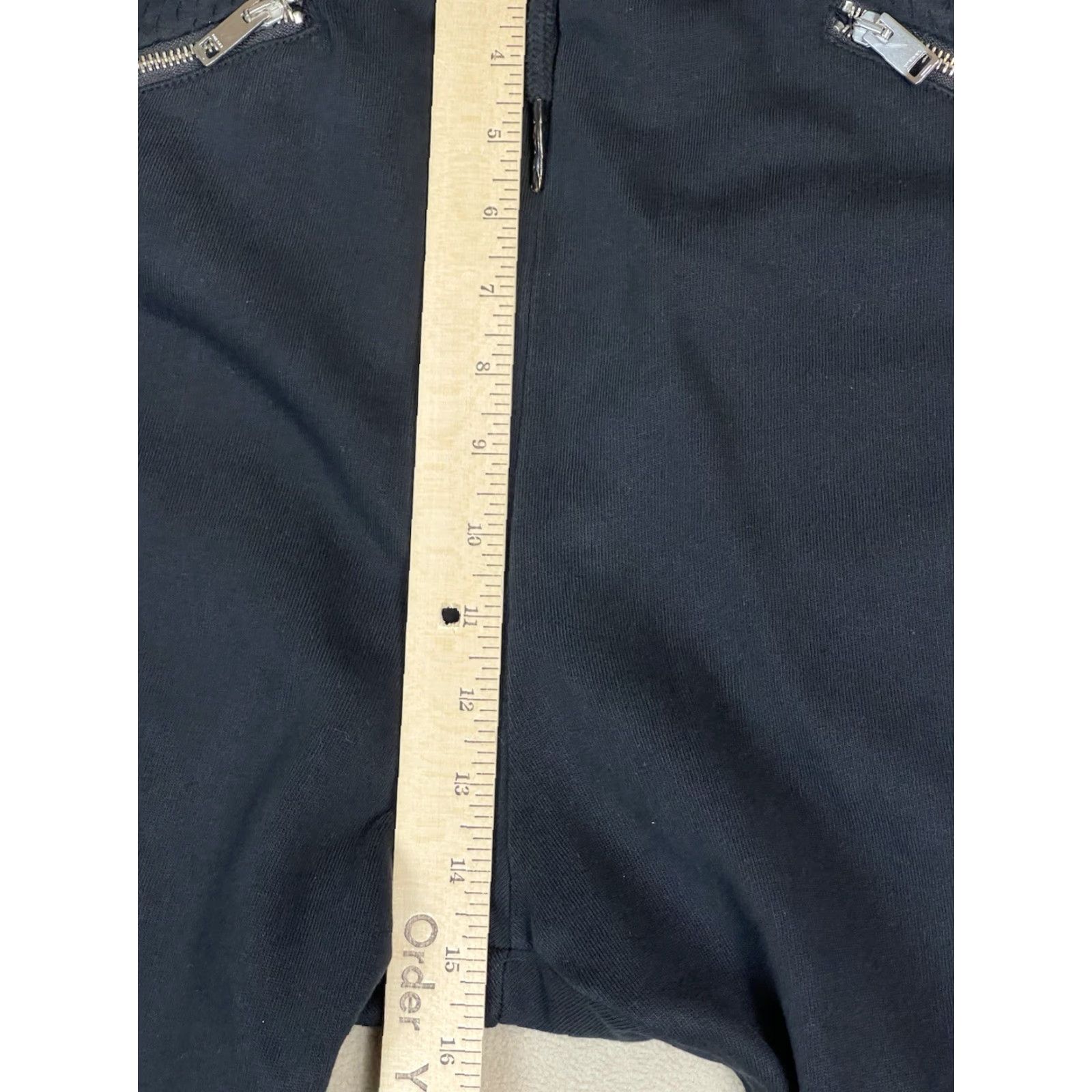 Diesel Diesel Pants Mens XXL Black Tapered High Rise Zip Pockets Athletic Jogger Pant Size US 39 - 7 Thumbnail