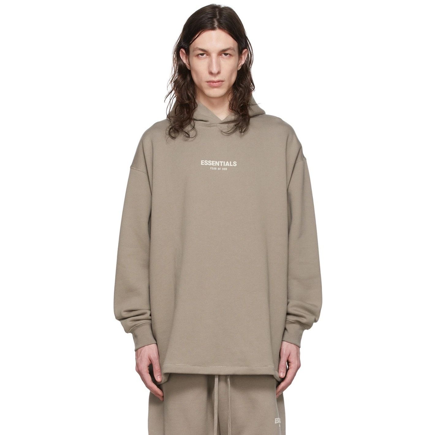 パーカー・フーディ FEAR OF GOD Men Hoodies FGE25051211FLC 252BEIGE Beige Fear of God Eternal Hoodie - Dusty Beige – Kith