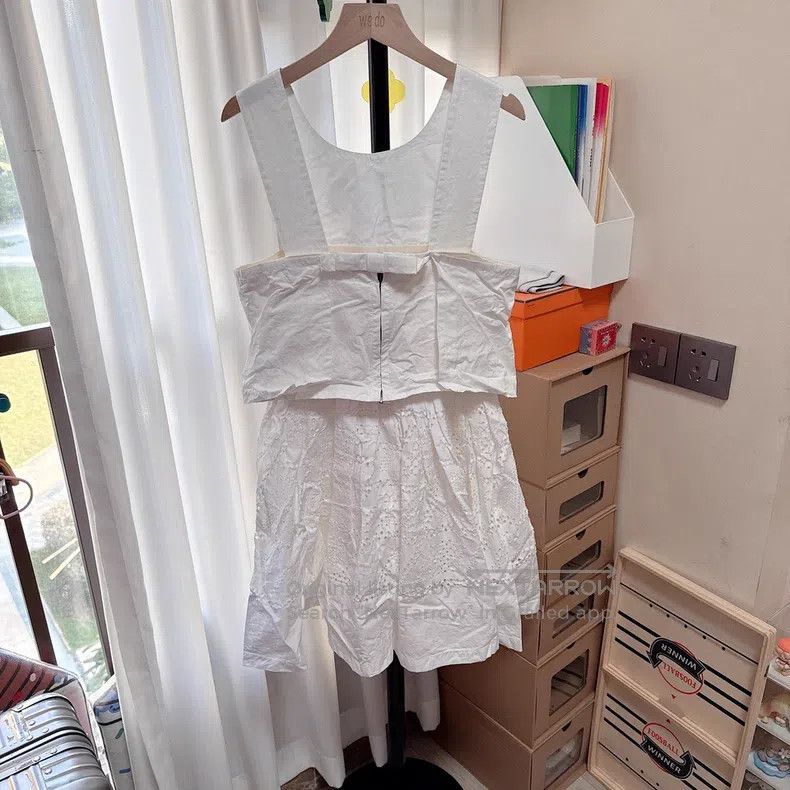 Fendi Fendi White Lace Dress Size XS / US 0-2 / IT 36-38 - 4 Thumbnail