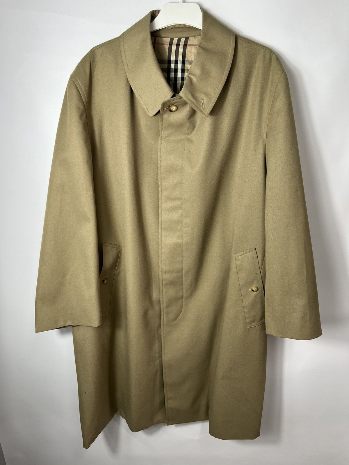 Burberry Vintage very rare luxury Burberry Beige Trench Coat Size US L / EU 52-54 / 3 - 1 Thumbnail