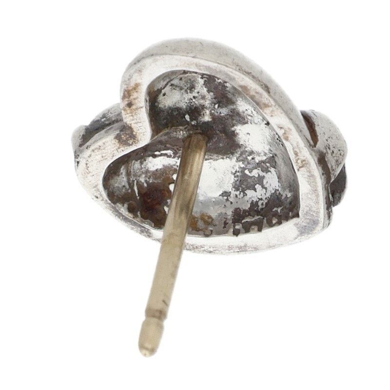Chrome Hearts Chrome Hearts Heart Stud Silver Earring Size ONE SIZE - 4 Thumbnail