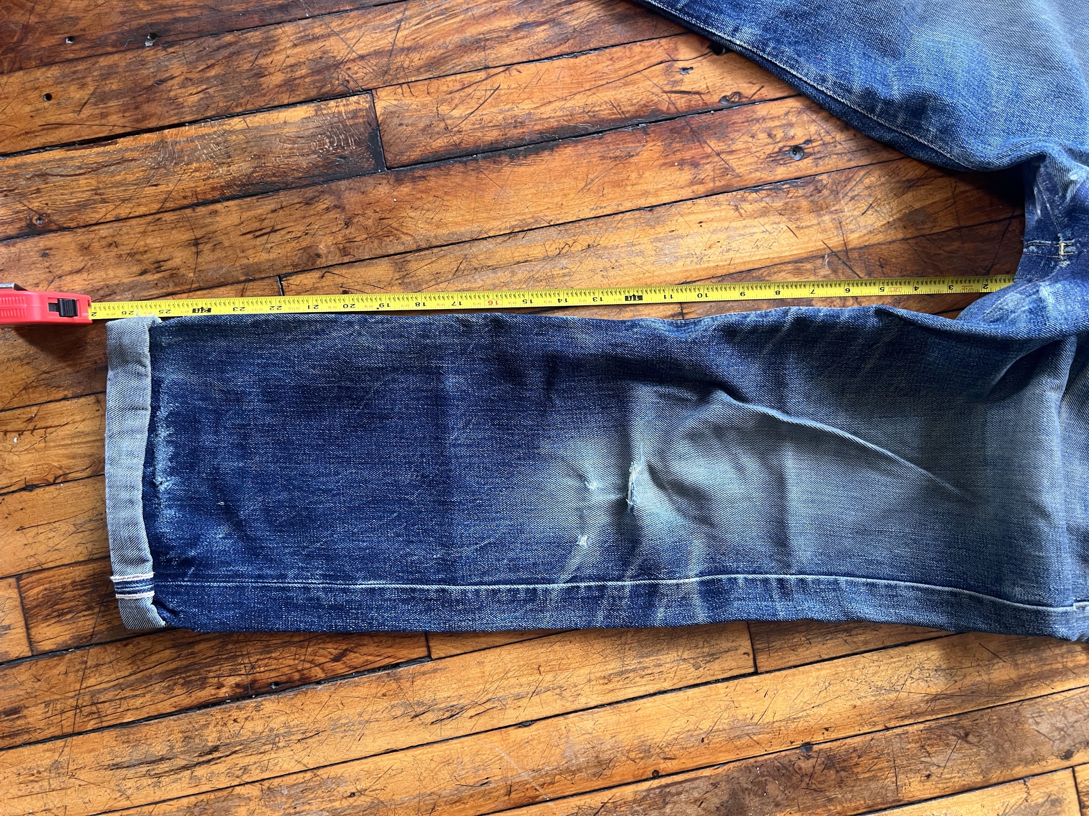 RRL Ralph Lauren RRL Straight Raw Denim - 32 x 30 Size US 32 / EU 48 - 8 Thumbnail
