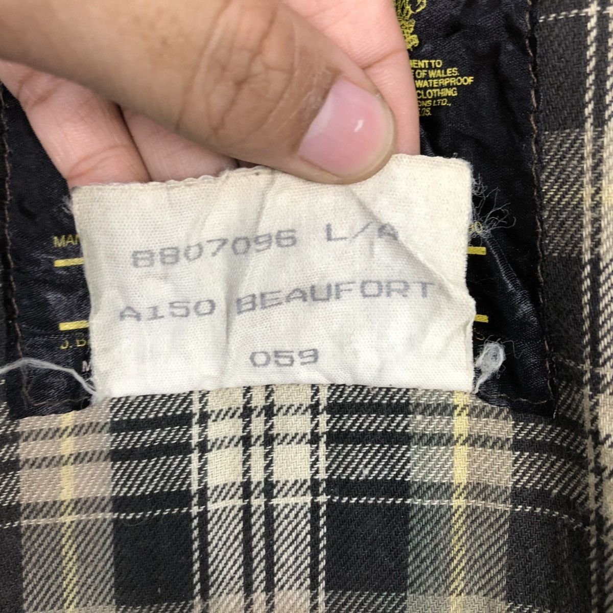 Barbour 🔥VINTAGE WAX JACKET SURVIVAL BARBOUR ENGLAND BLANKET Size US M / EU 48-50 / 2 - 24 Thumbnail