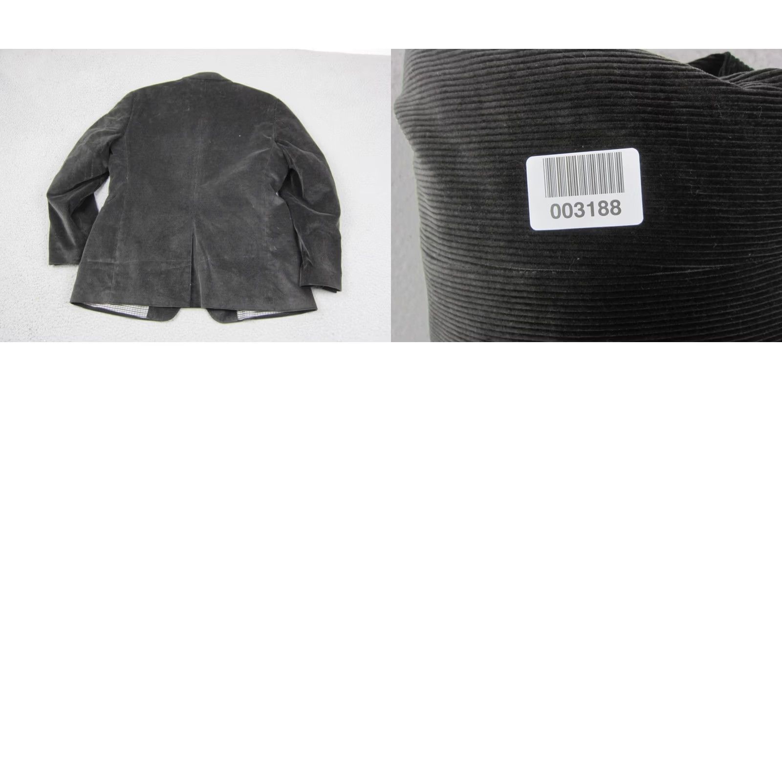Vintage VINTAGE Saddlebred Blazer Jacket Mens 42R Black Corduroy Classic Western 80s 90s Size 42R - 10 Thumbnail