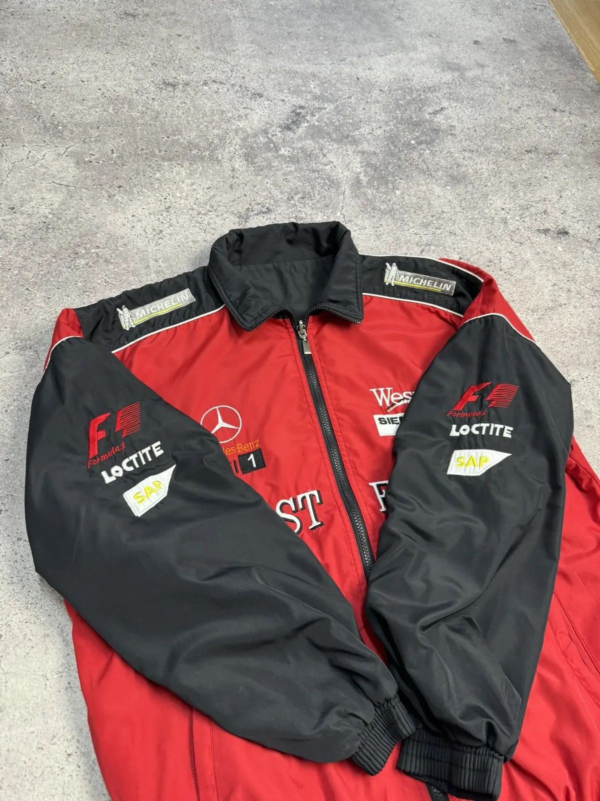 Mercedes-Benz Vintage Mercedes-Benz West Wars Reiner F1 Racing Jacket Size US XL / EU 56 / 4 - 9 Thumbnail