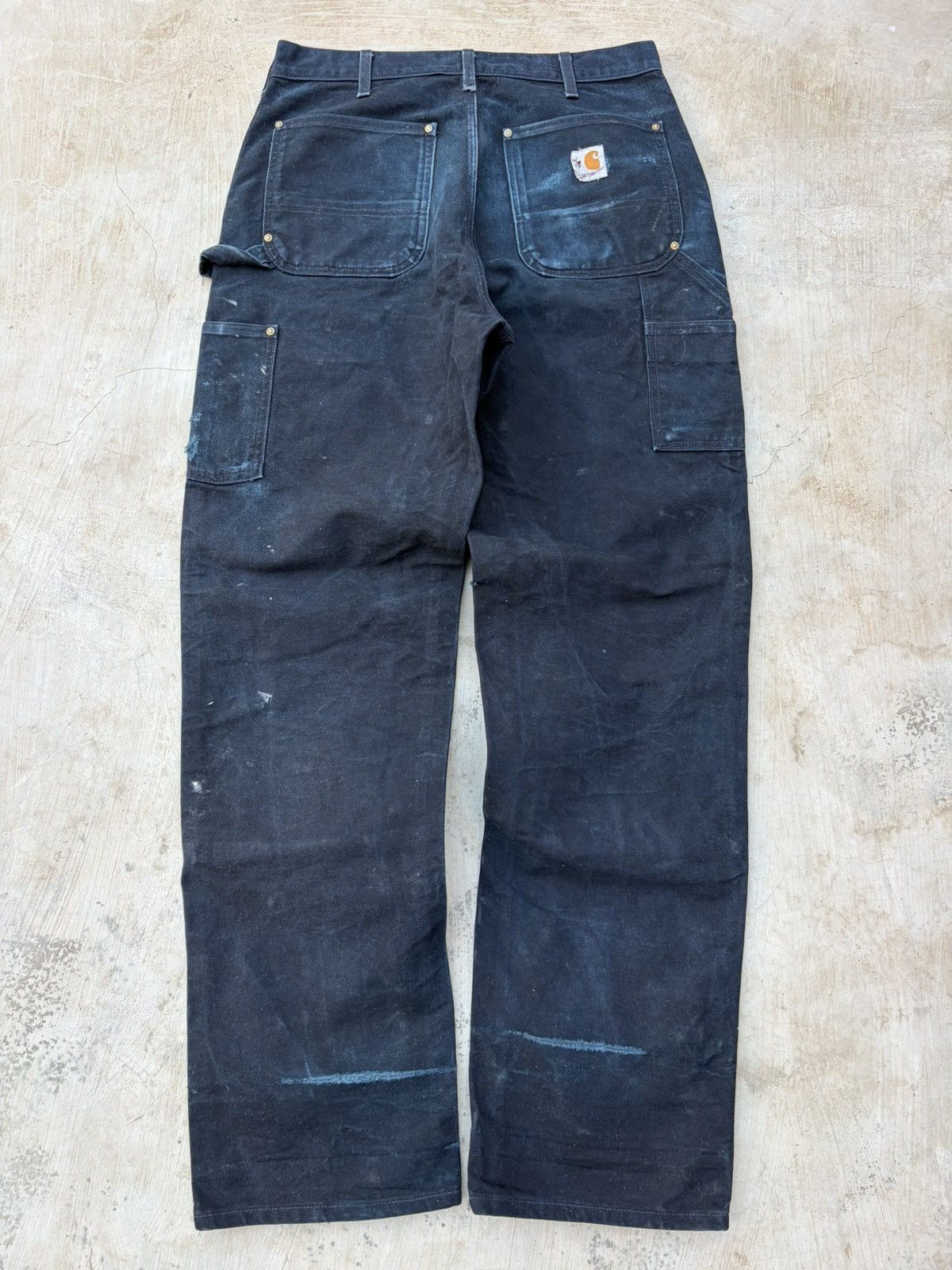 Carhartt Vintage 00s Carhartt Double Knee Pant Paint Splatter Size US 33 - 4 Thumbnail