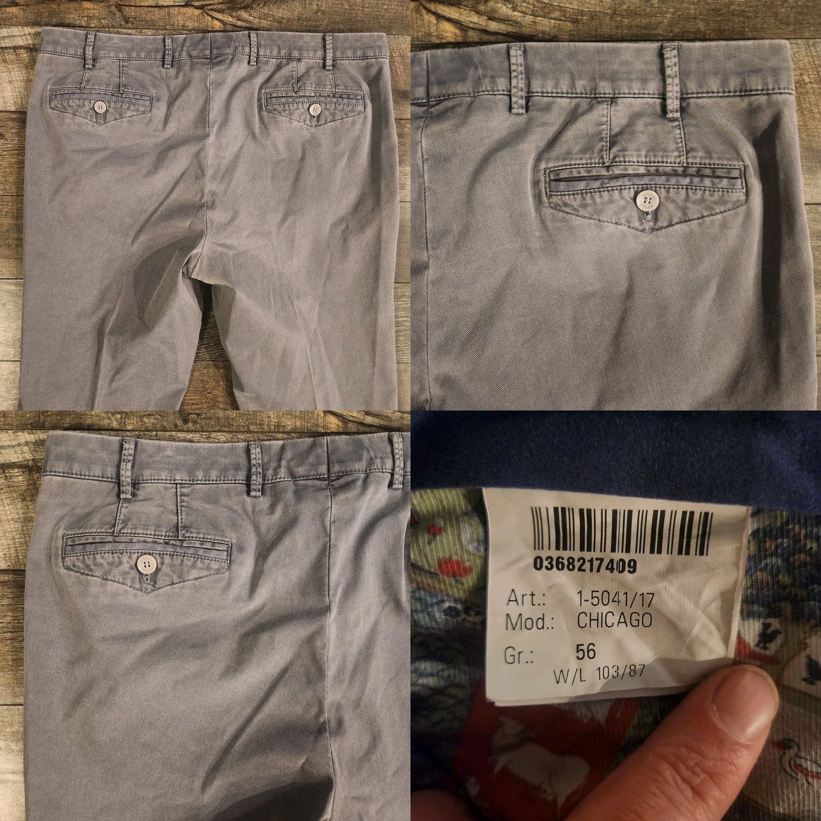 Vintage Meyer Chicago Mens 40x29 Trouser Beige Khaki Cotton Stretch Smart Casual Pants City Wear Mens Straight Leg 29 Inseam Regular Size 40 Lightweight AI Size US 40 / EU 56 - 8 Thumbnail