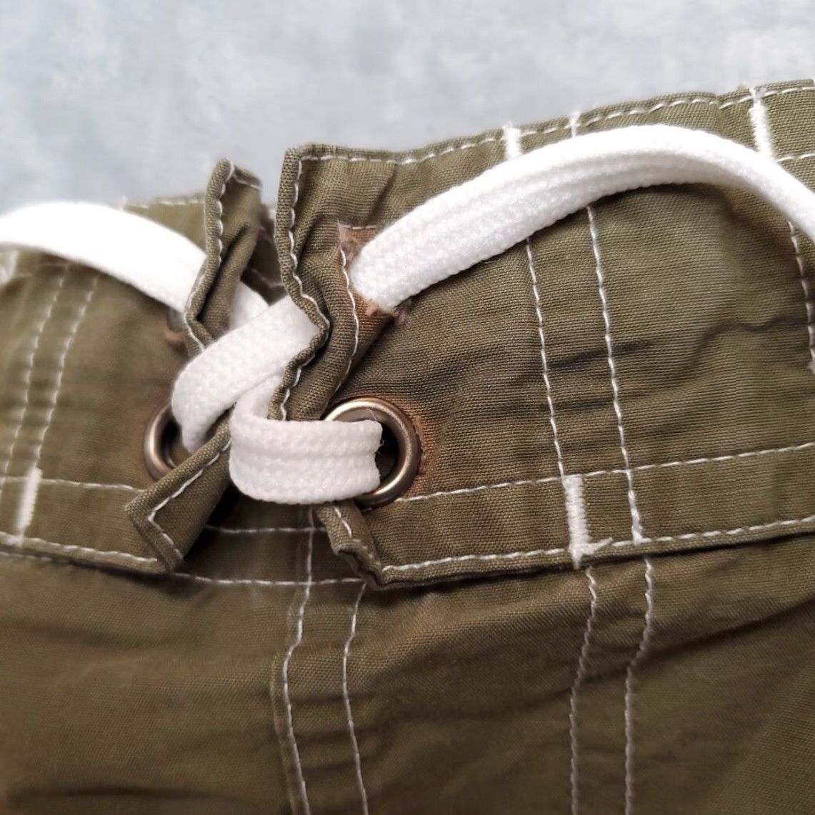Vintage VINTAGE No Boundaries Shorts Mens XL Green Lined Cargo Swim Trunks Beach Retro Size US 36 / EU 52 - 2 Thumbnail