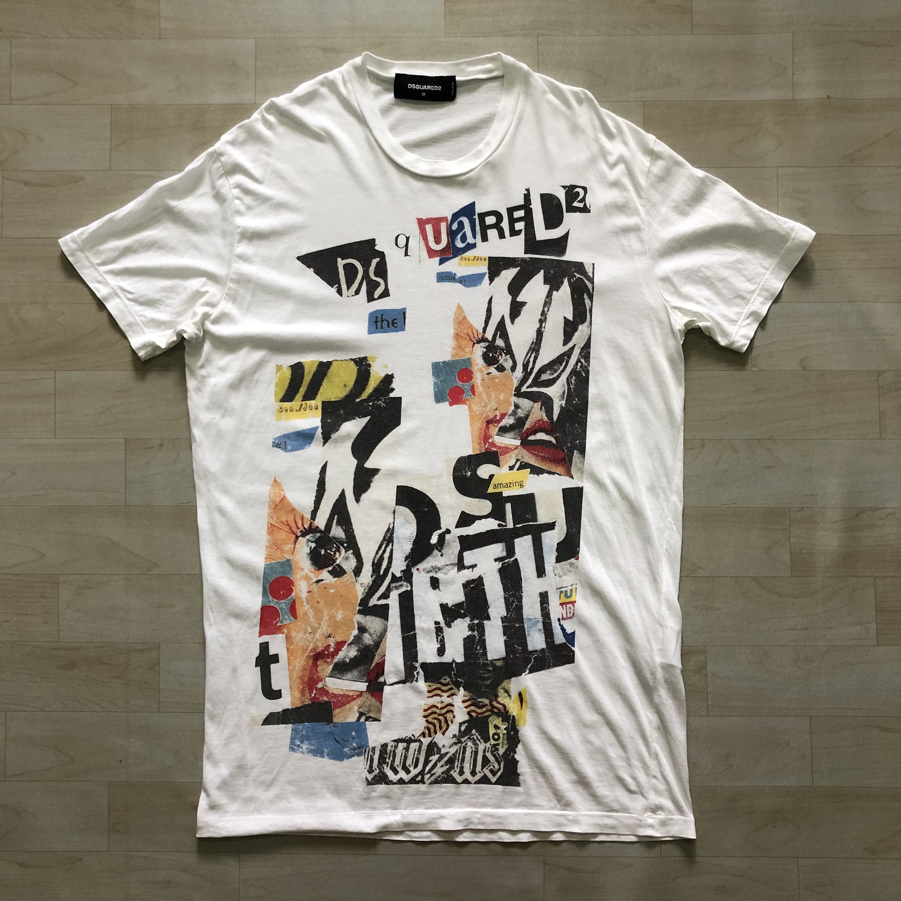 Dsquared2 Dsquared2 Graphic Tee Made in Italy Size US M / EU 48-50 / 2 - 1 Thumbnail