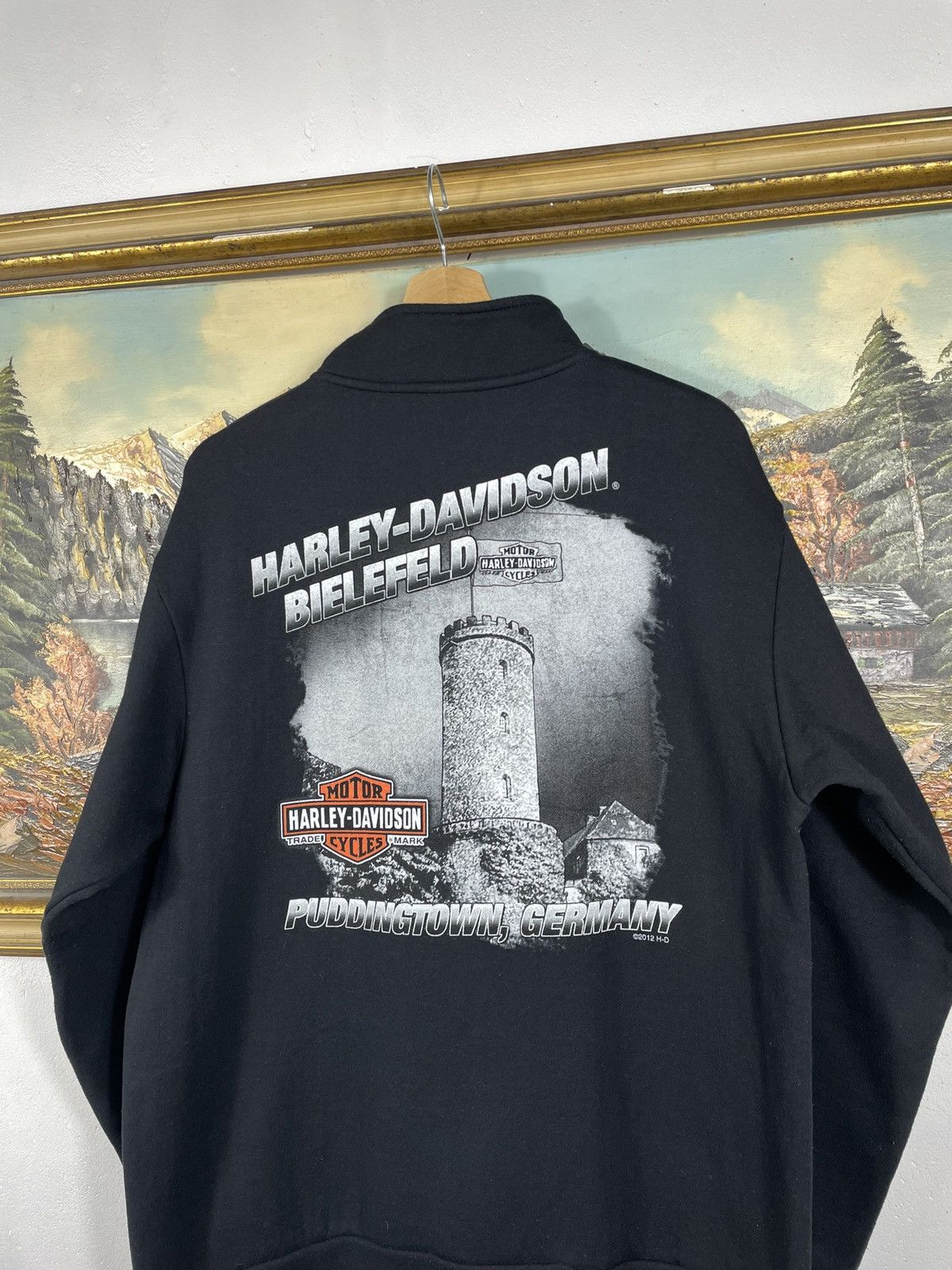 Harley Davidson × Vintage Harley Davidson Retro 00s Crewneck Motor Race Racing Gremany Size US M / EU 48-50 / 2 - 10 Thumbnail
