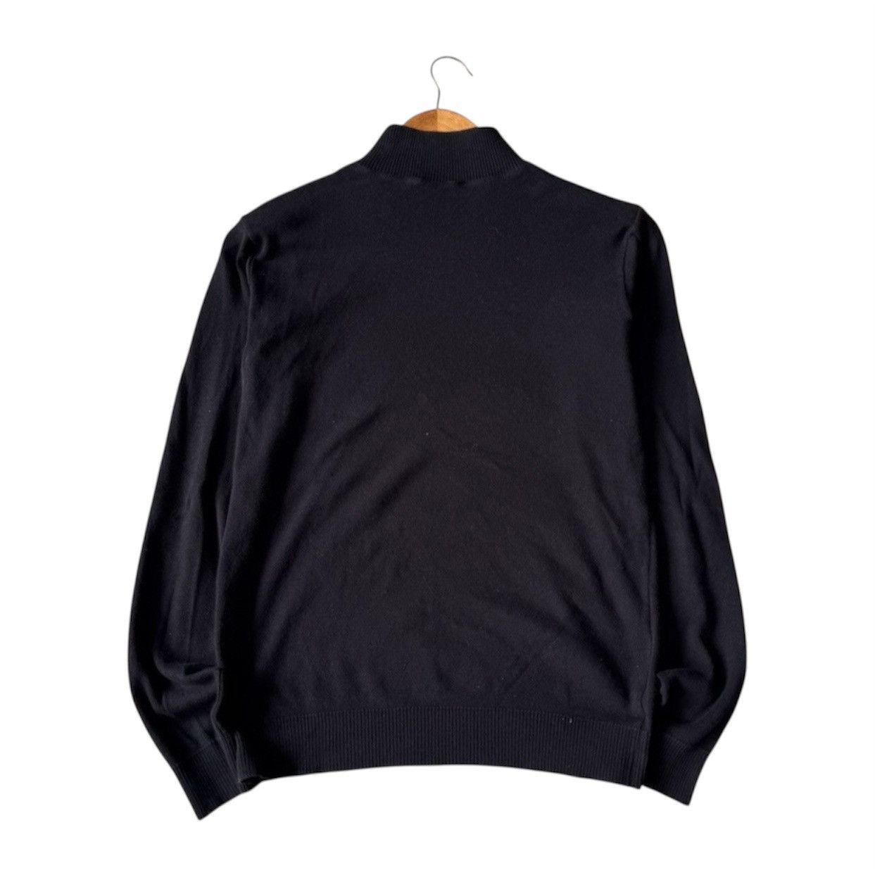 agnes b. Agnès B. Asymmetrical Snap-Button Mock Neck Knit Sweater Size US S / EU 44-46 / 1 - 2 Thumbnail