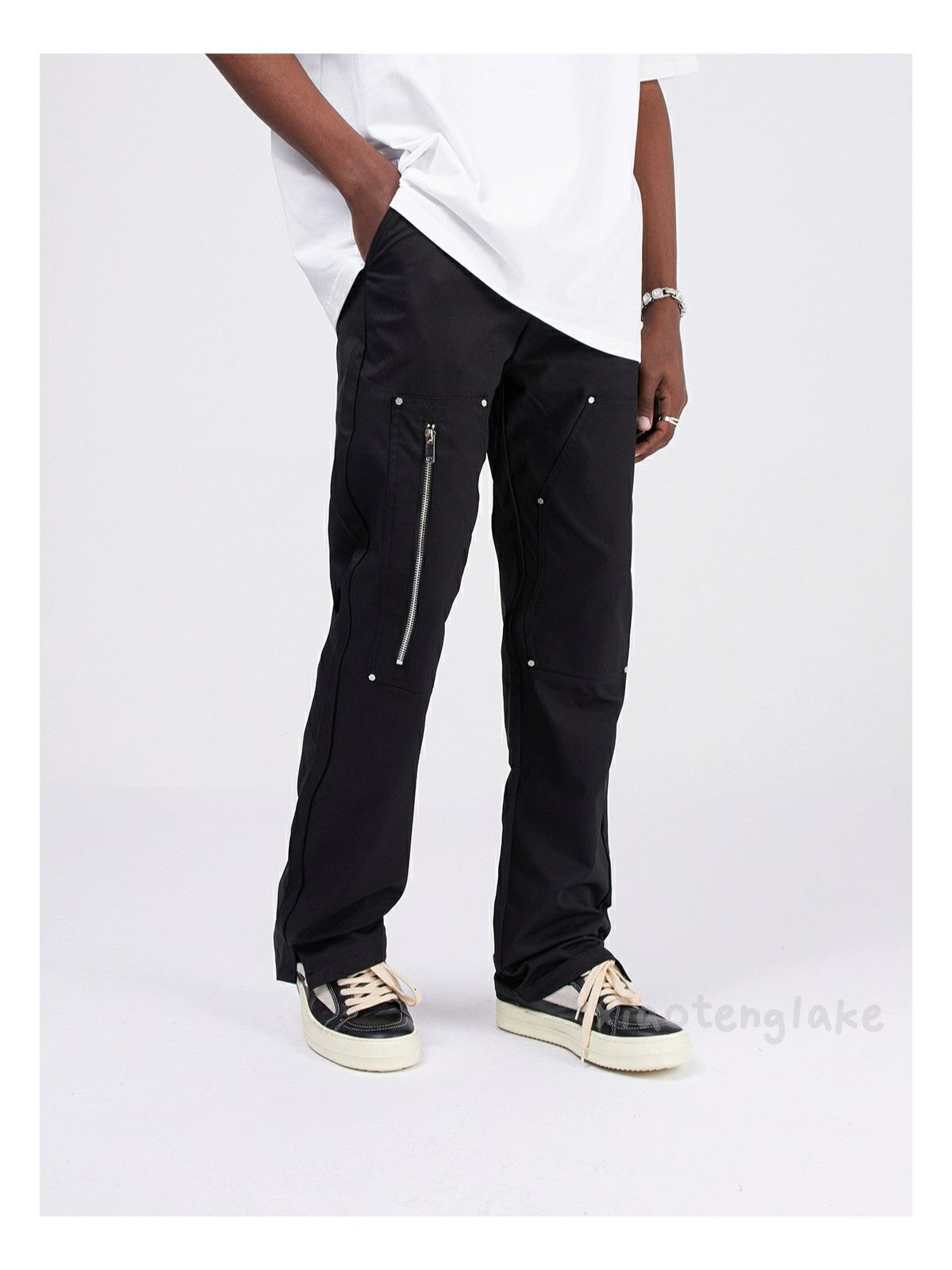 Designer × Japanese Brand × Vintage zipper utility outdoor carpenter yuppie cargo pants Size US 32 / EU 48 - 1 Thumbnail