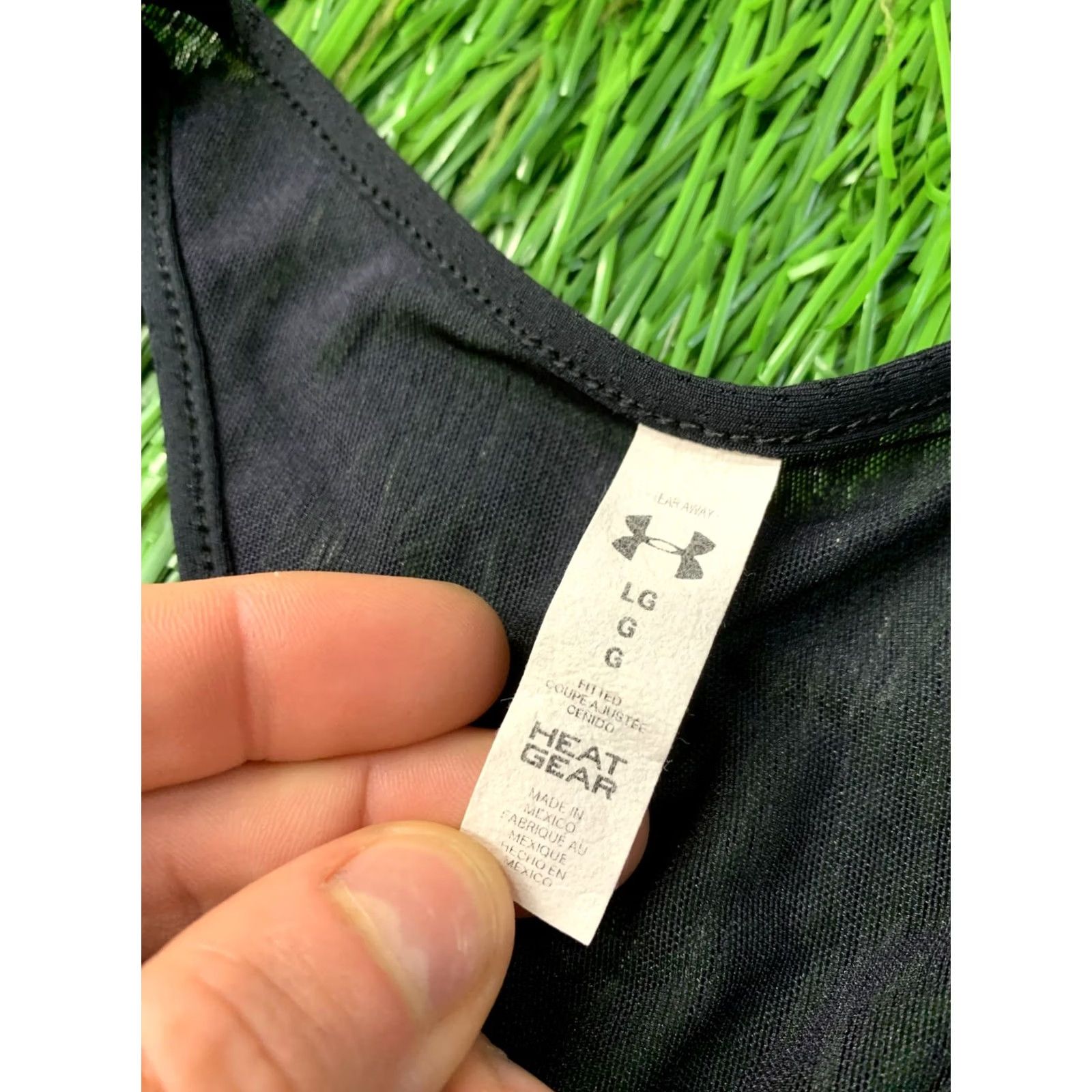 Under Armour UNDER ARMOUR HeatGear Vest Women Training Shirt Tank 2023 L Black Vest Sleeveless Jersey Basic Size L / US 10 / IT 46 - 4 Thumbnail
