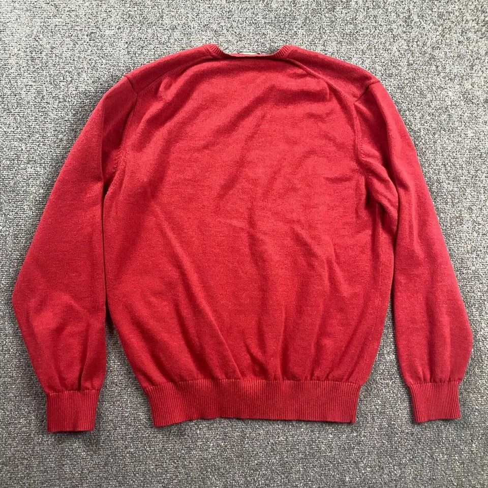 Jos. A. Bank Jos A Bank Sweater L V-Neck Signature Collection Pima Cotton Size US L / EU 52-54 / 3 - 6 Thumbnail