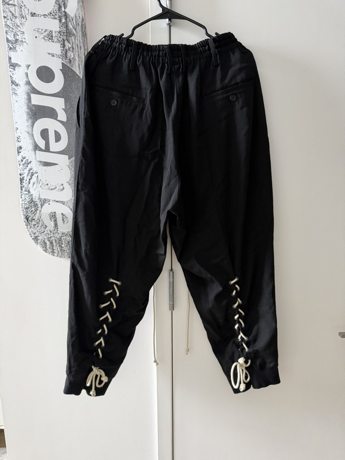 Yohji Yamamoto 21 SS Lace Up pants Size US 32 / EU 48 - 2 Thumbnail