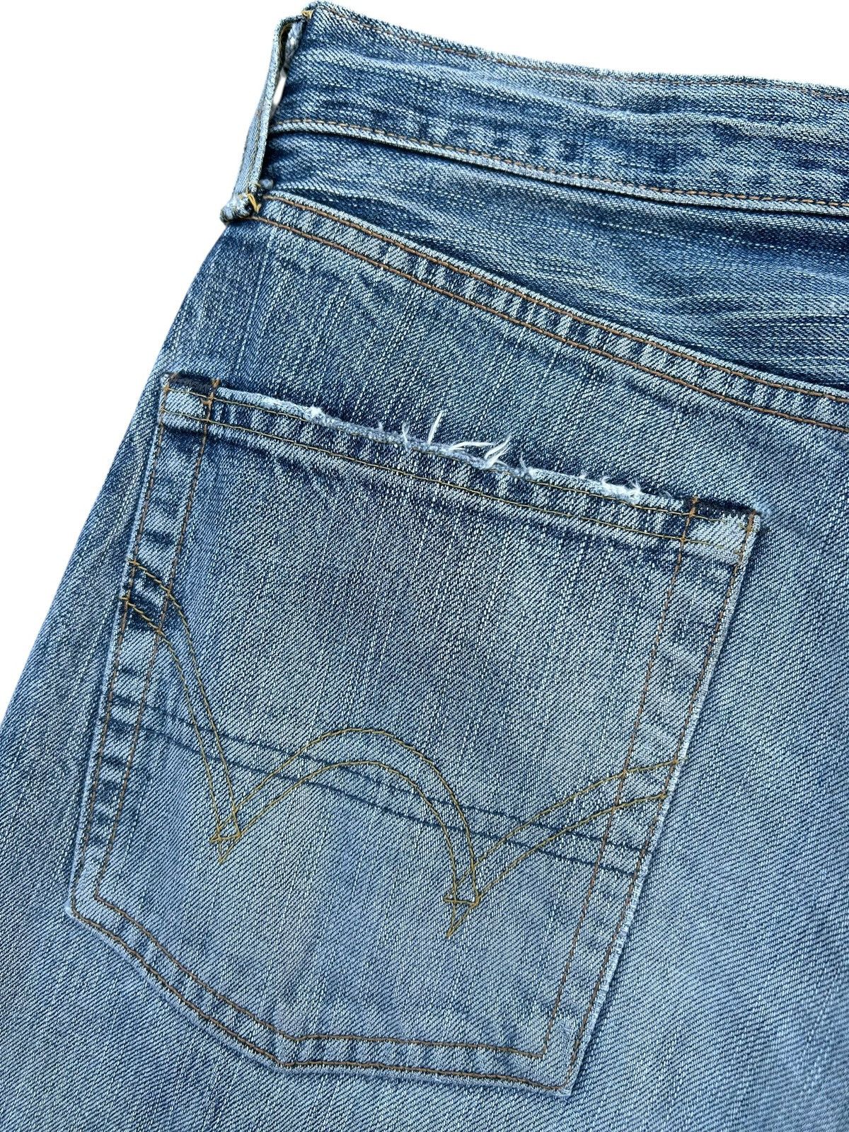 Kapital Vintage Edwin 505zx Selvedge Distressed Denim jeans Size US 29 - 14 Thumbnail