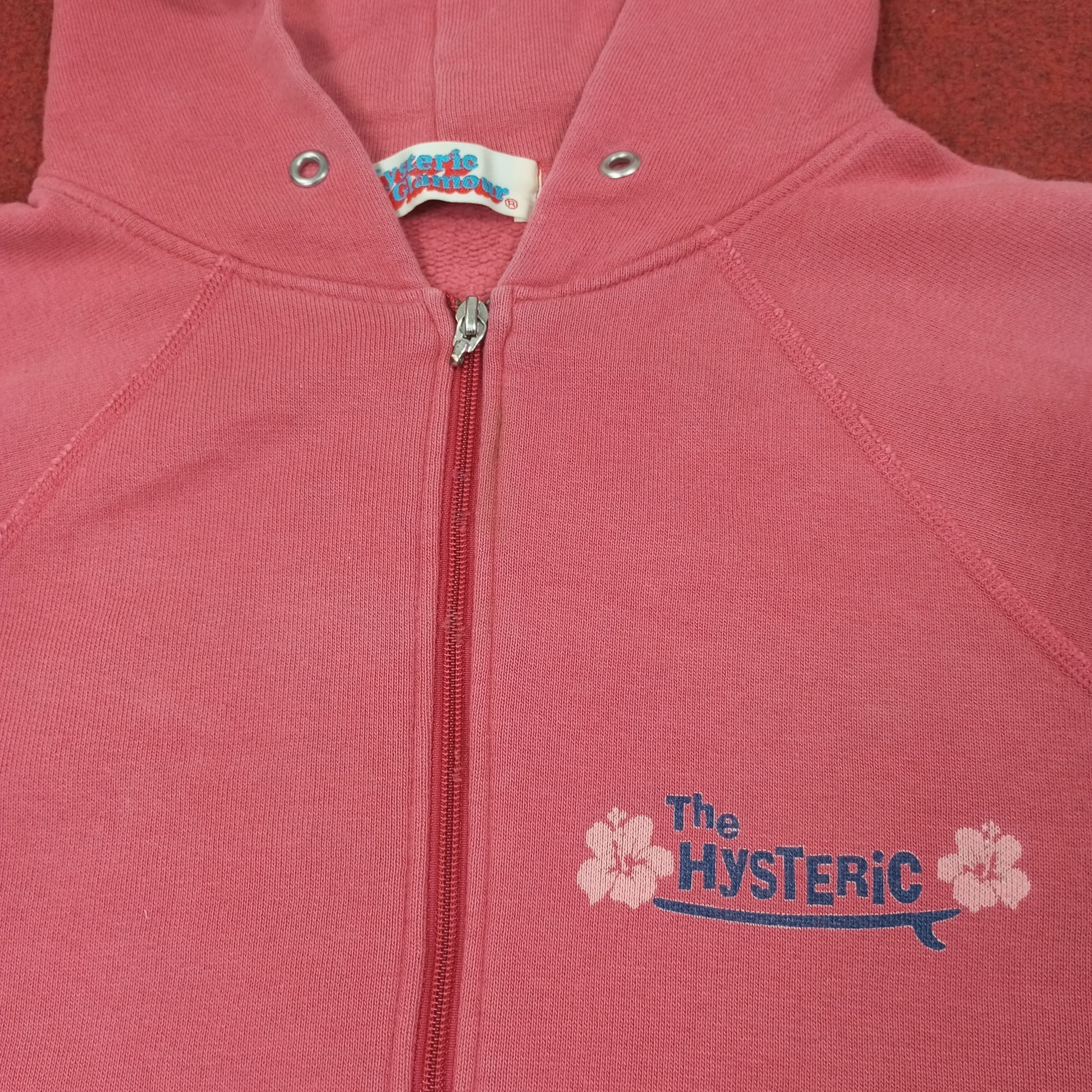 Hysteric Glamour × Japanese Brand × Vintage Hysteric Glamour Streetwear Custom Art Zipper Hoodies c220n7 Size US XS / EU 42 / 0 - 4 Thumbnail