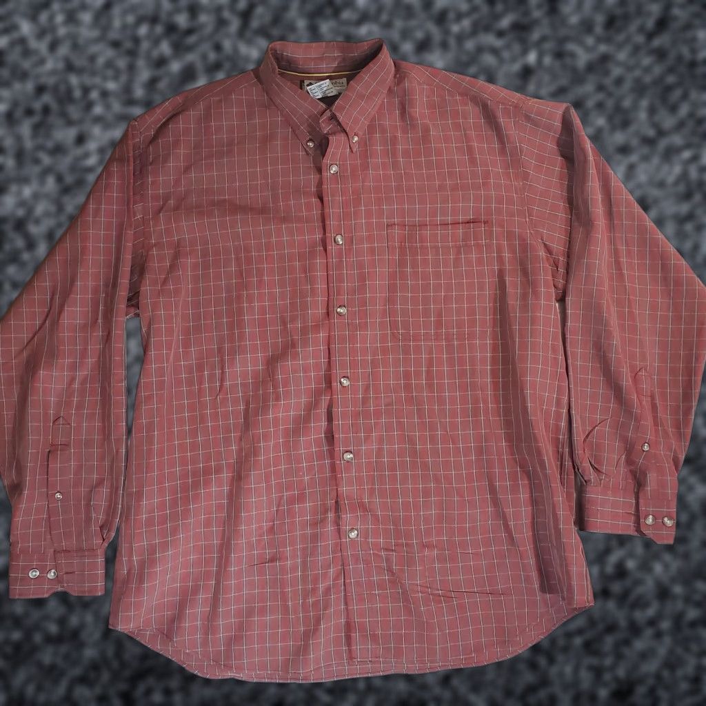 Vintage VINTAGE Columbia Button-Up Shirt Mens XL Red Plaid Shirt 90s Casual Workwear Travel Size US XL / EU 56 / 4 - 1 Thumbnail