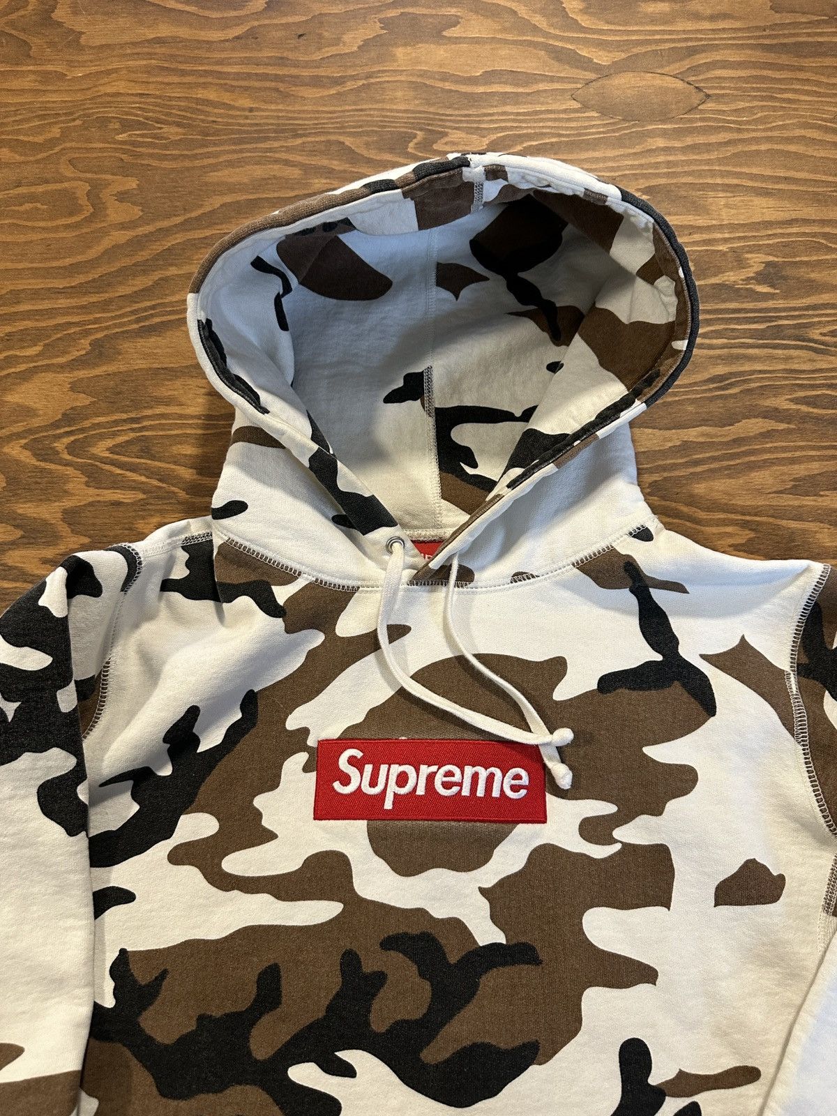 Supreme FW16 Supreme Camo Box Logo Hoodie Size US S / EU 44-46 / 1 - 2 Thumbnail