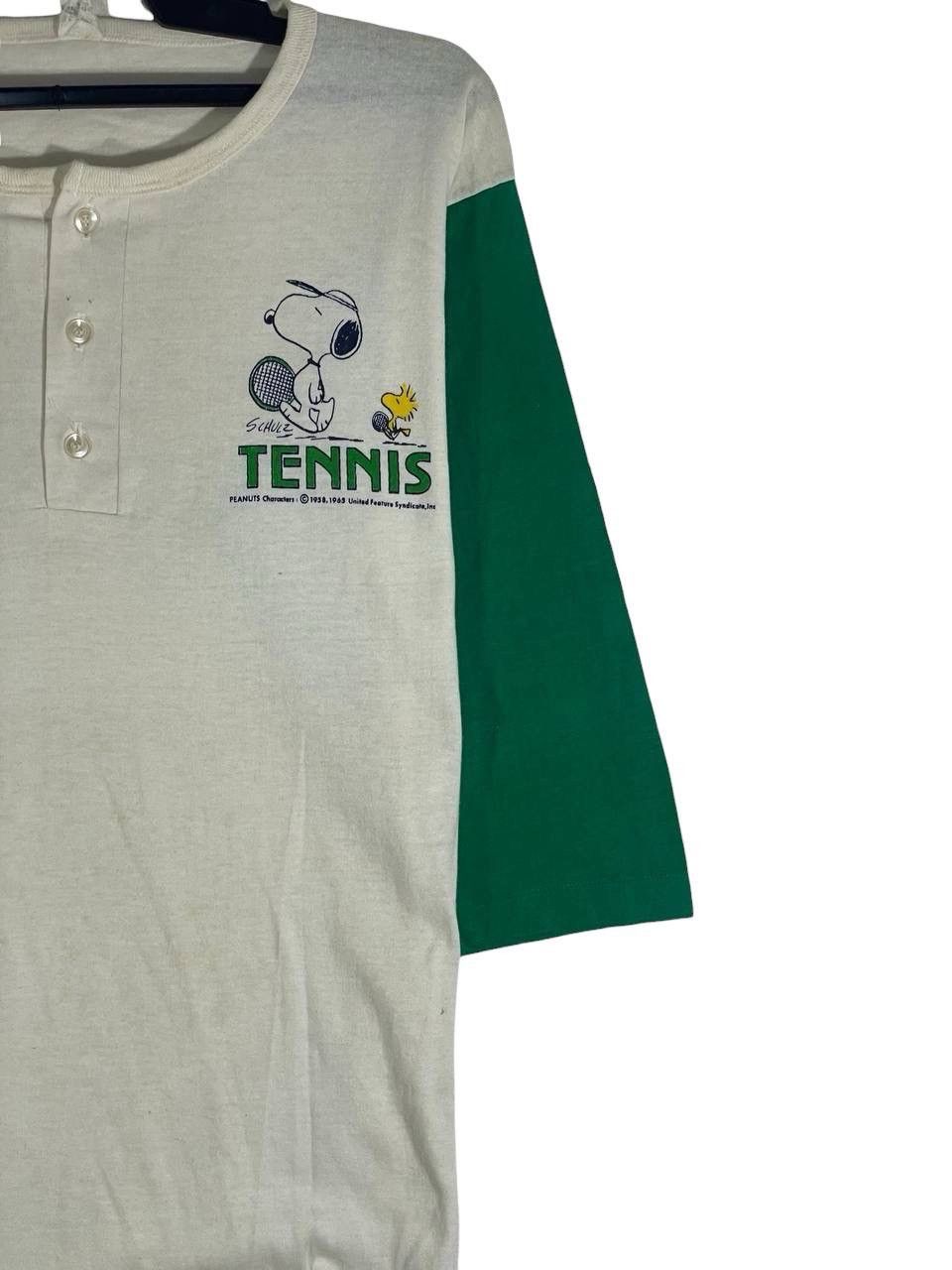 Vintage vintage 60s peanuts cartoon woodstock tennis game Size US L / EU 52-54 / 3 - 3 Thumbnail