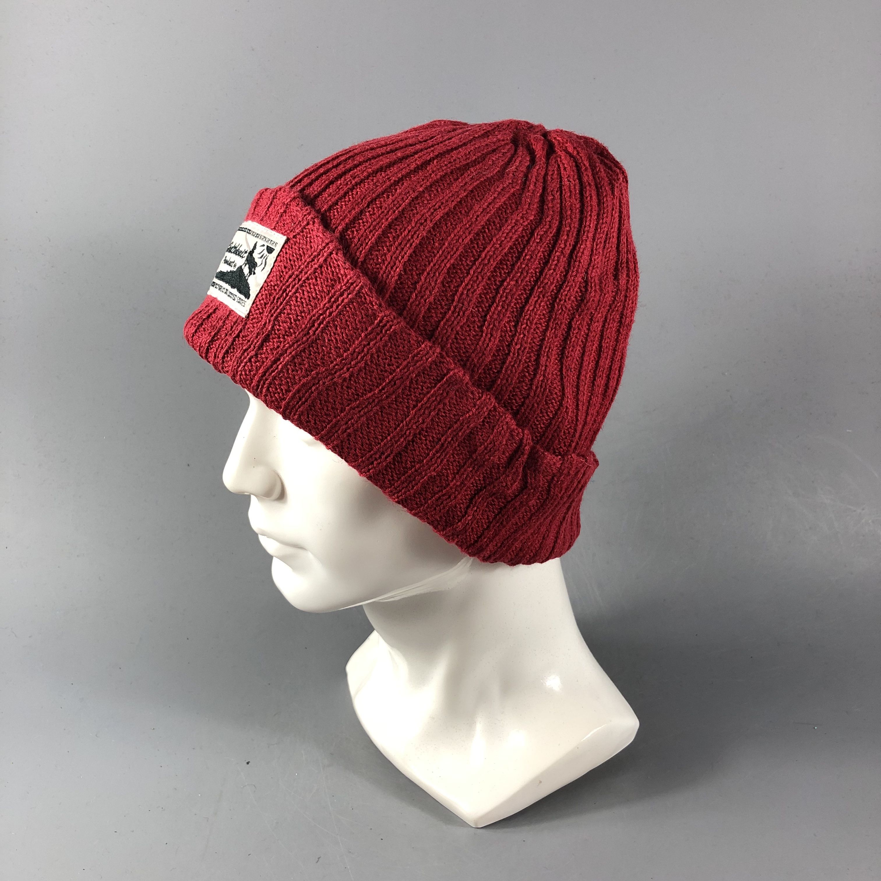 Vintage Healthknit Cotton Pleated Knit Beanie Snowcap Snow Hat B667 Size ONE SIZE - 2 Thumbnail