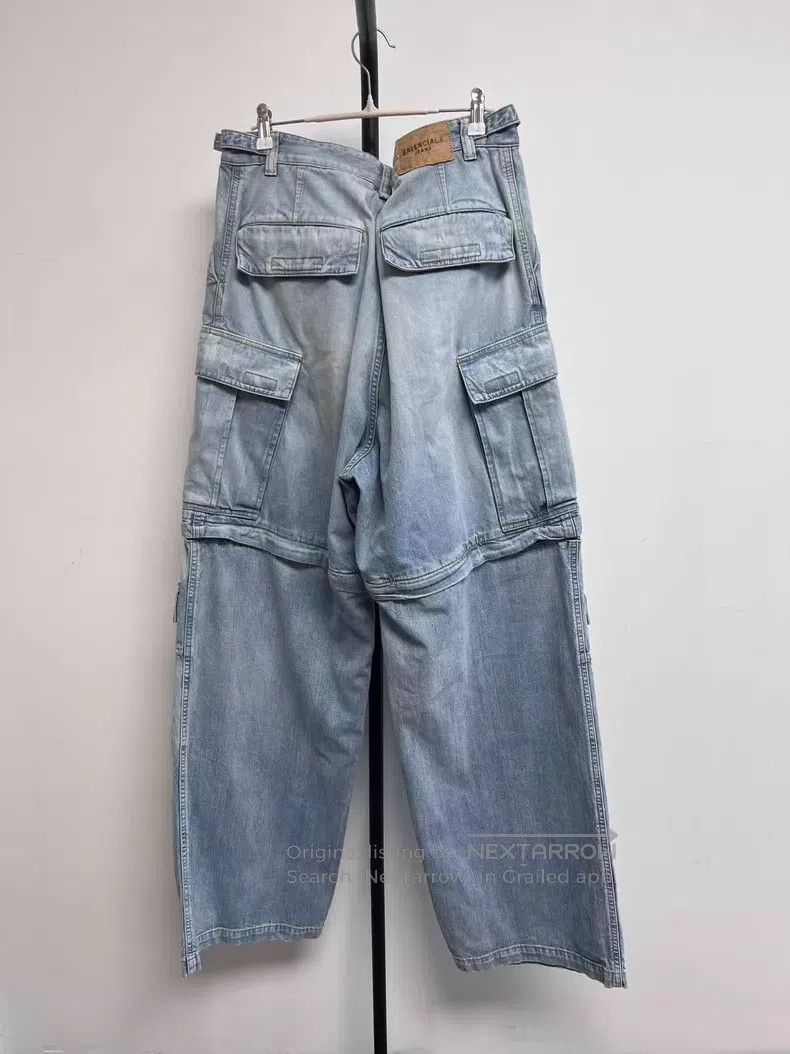 Balenciaga Balenciaga size S Washed Effect Big Pocket Mid Waist Denim Size 23" - 2 Thumbnail