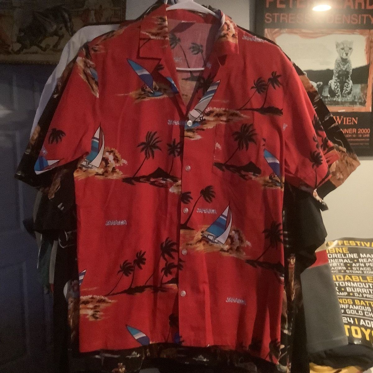 Vintage Jamaica Camp Shirt Wind Sailing medium Size US M / EU 48-50 / 2 - 1 Thumbnail