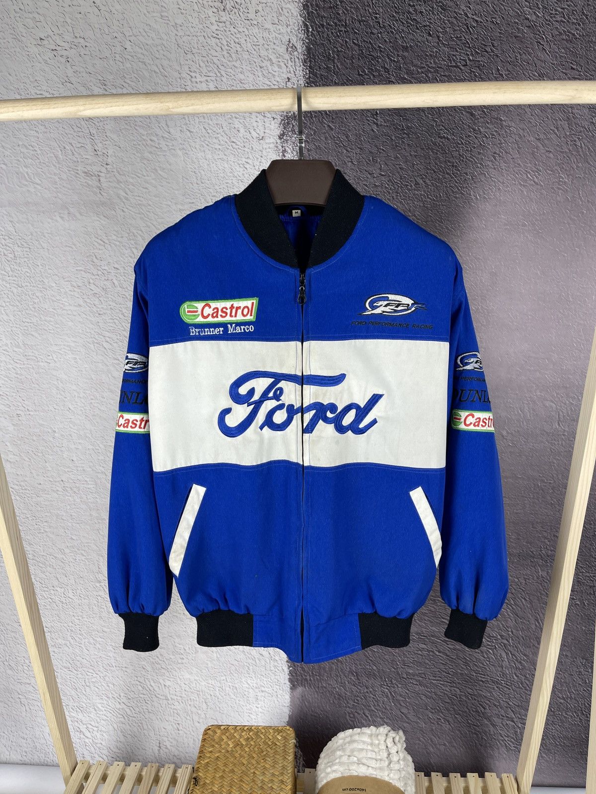 Ford Performance Racing vintage big logo jacket castrol