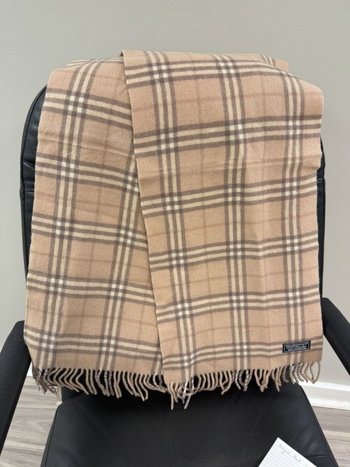 Burberry Plaid Burberry Lambswool Scarf Size ONE SIZE - 1 Thumbnail