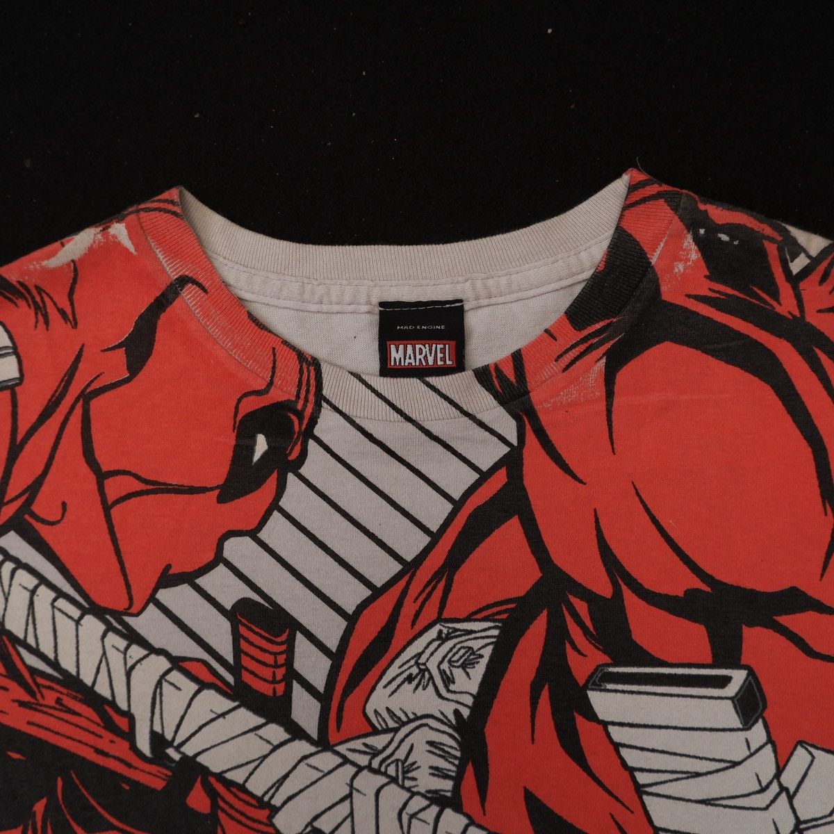 Marvel Comics Deadpool Vintage allover print mad engine Tag Size US S / EU 44-46 / 1 - 4 Thumbnail