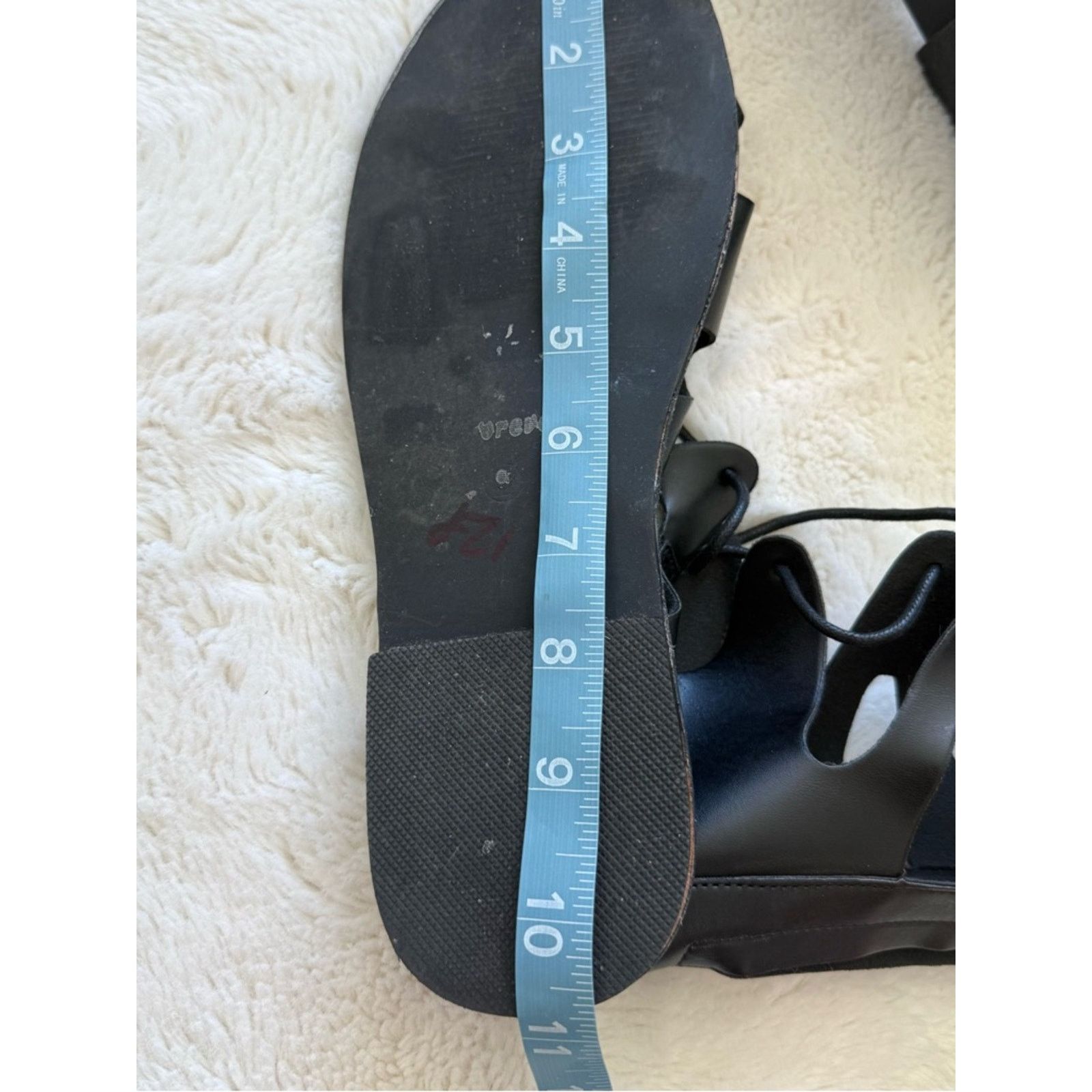 Other Gladiator women black high top sandals size 39EU Size US 9 / IT 39 - 4 Thumbnail